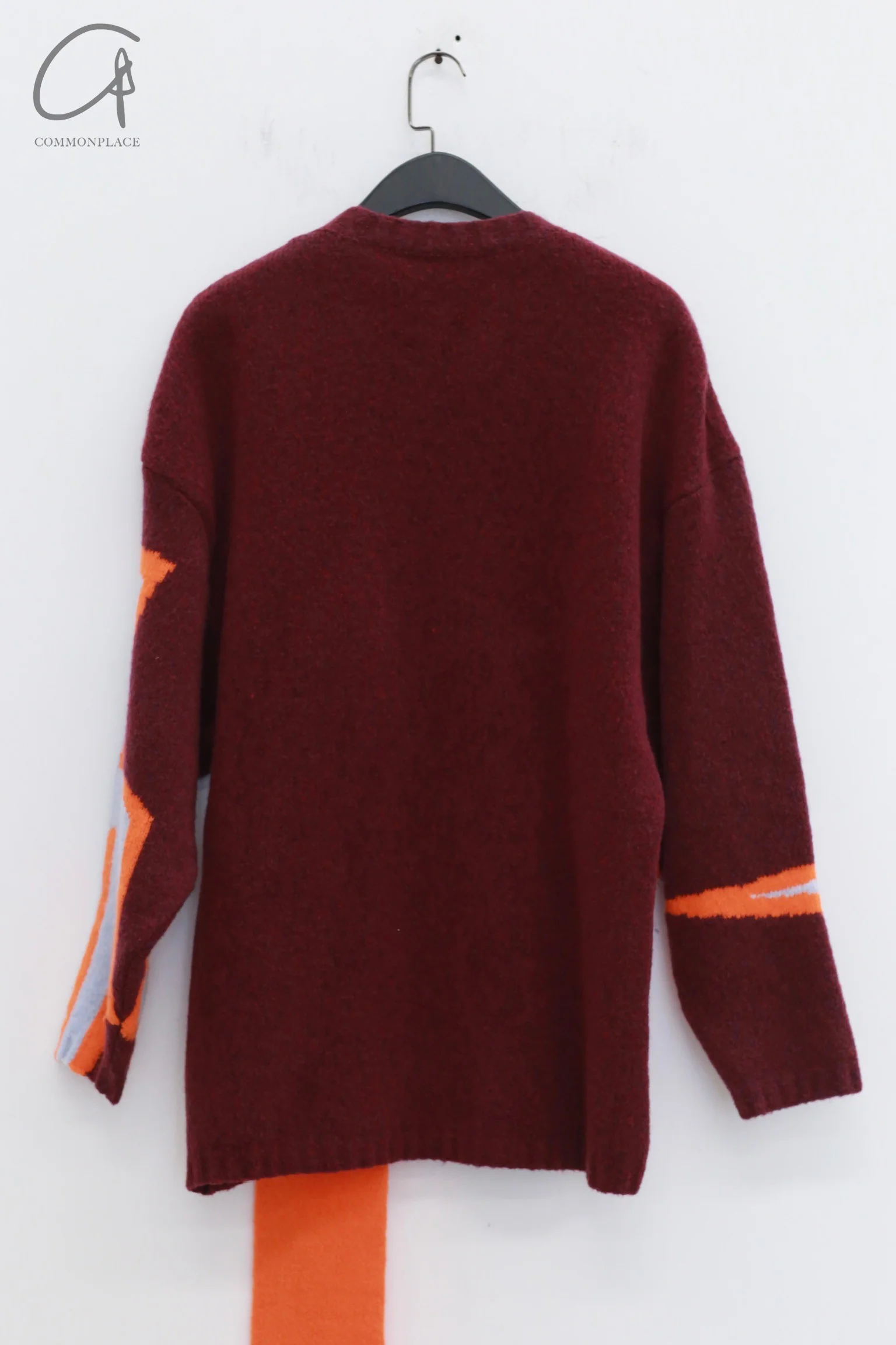 Walter van beirendonck 24 autumn and winter sweater WVB-5003-Comb.II Tawny Port wine red - Image 2