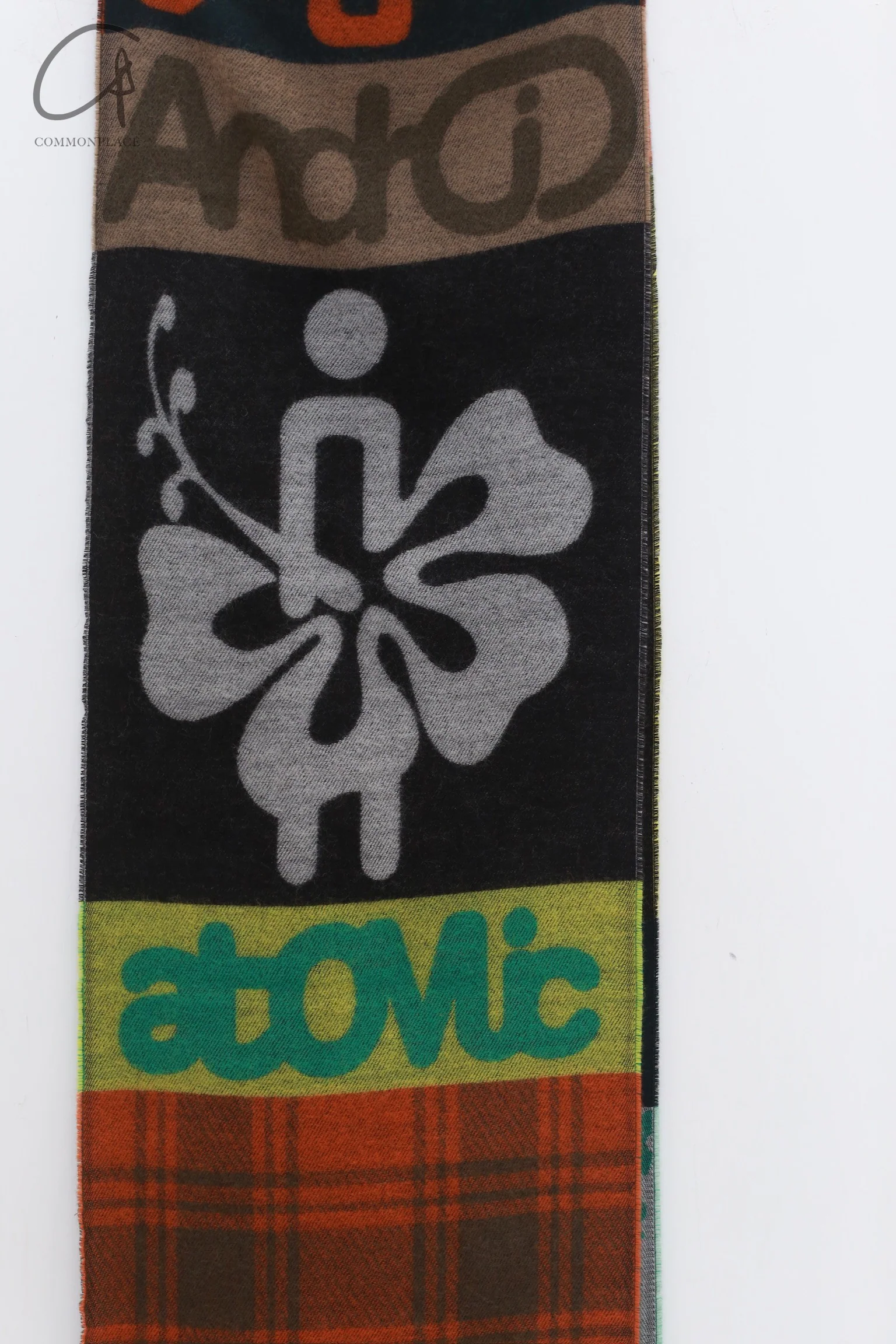 Walter Van Beirendonck 24 Autumn/Winter Alova Single Scarf WVB-9002-HEI-F Black - Image 3