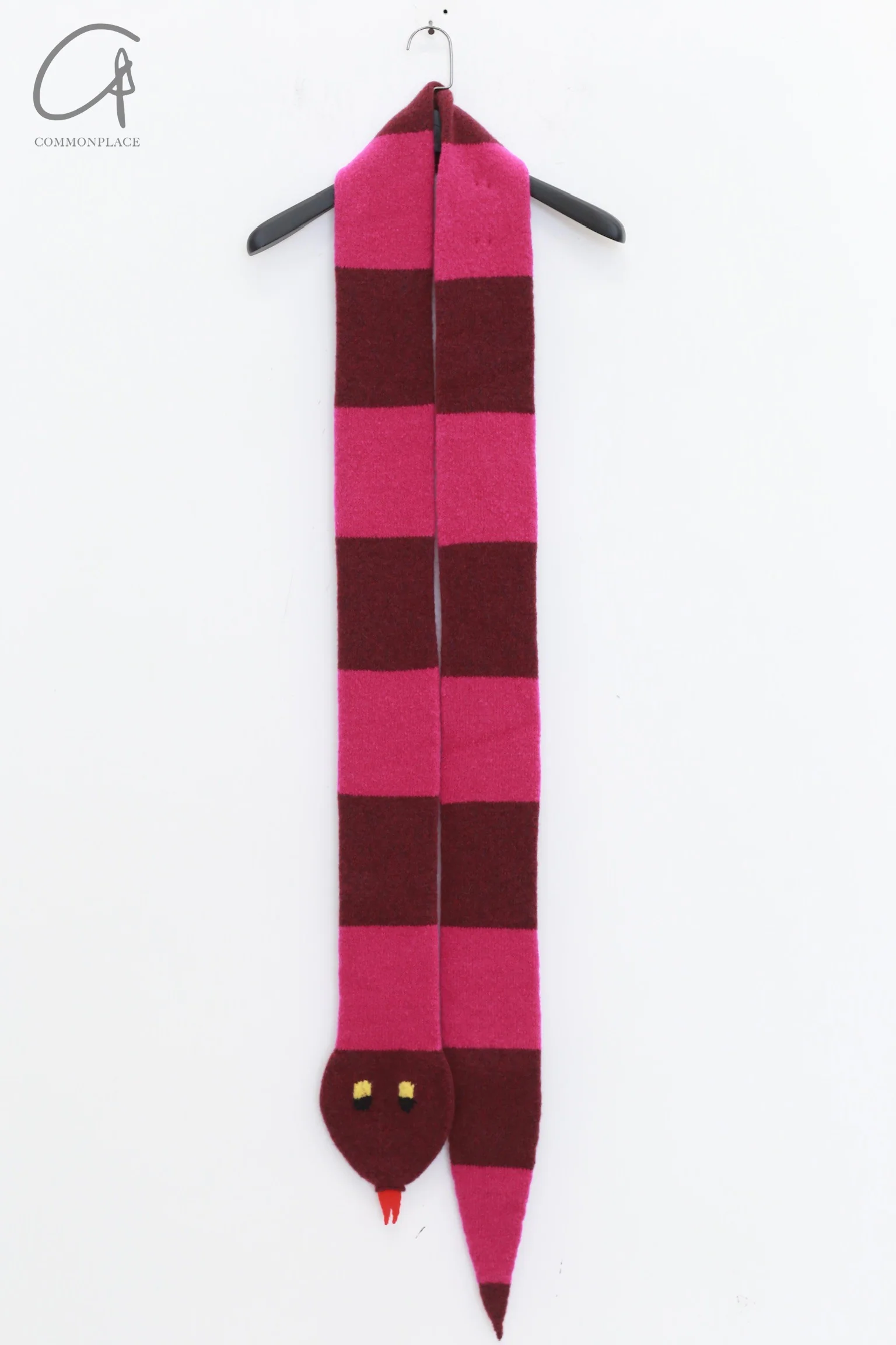 Walter Van Beirendonck 24 Autumn Winter Snake Scarf Series WVB-9013-Tawny Port/Pink,F-F Tawny Port/Pink WVB-9012