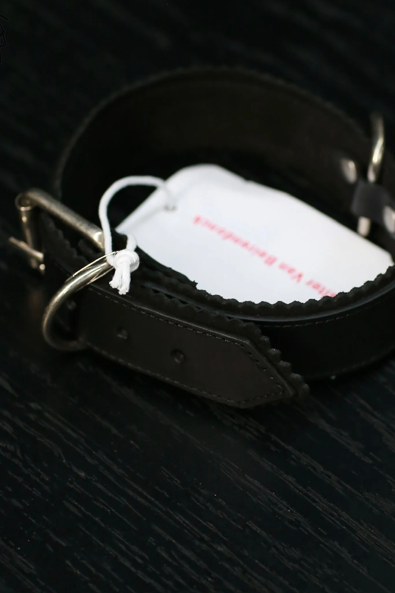 Walter Van Beirendonck 24 Spring/Summer Dog Collar WVB-9018-HEI Black - Image 2