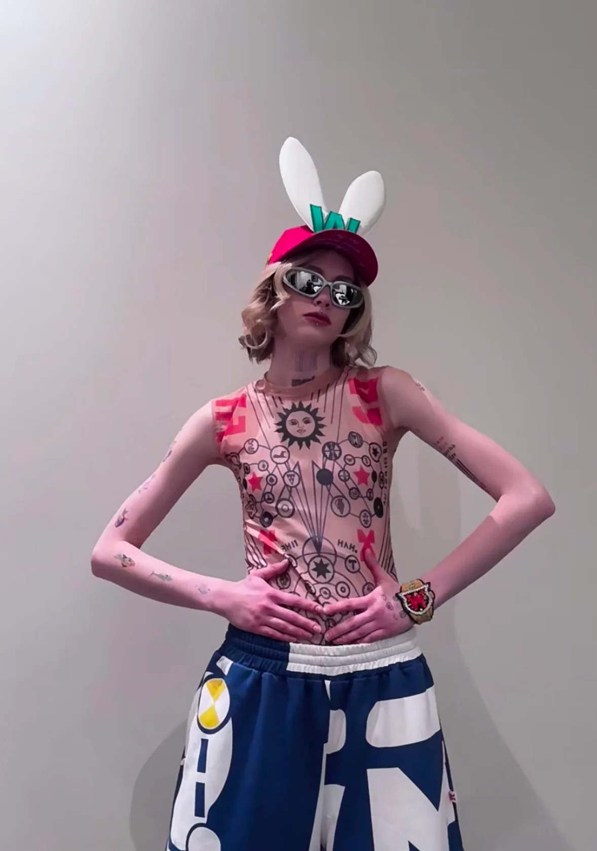 Walter Van Beirendonck 24 Spring/Summer Hat Accessories WVB-9009-TZ Rabbit WVB-9004 - Image 4