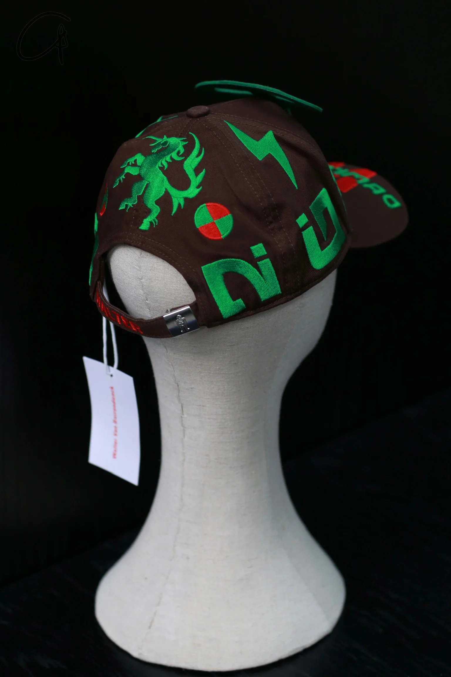 Walter Van Beirendonck 24 Spring/Summer Hat WVB-9003-QIAOKELI Chocolate PWVB9 - Image 3