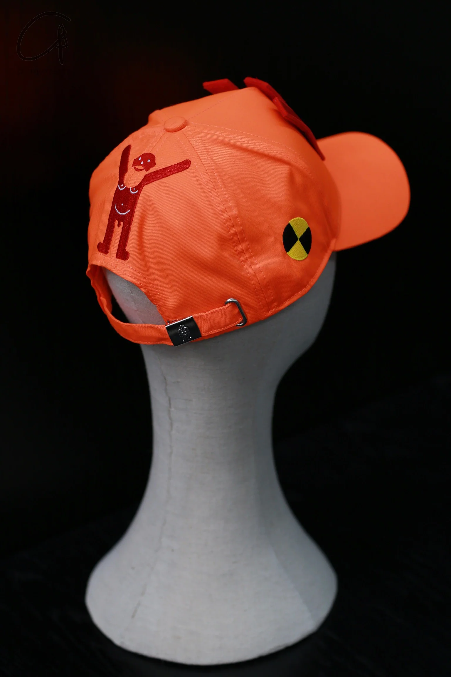 Walter Van Beirendonck 24 Spring/Summer Hat WVB-9004-CHENG Orange - Image 3