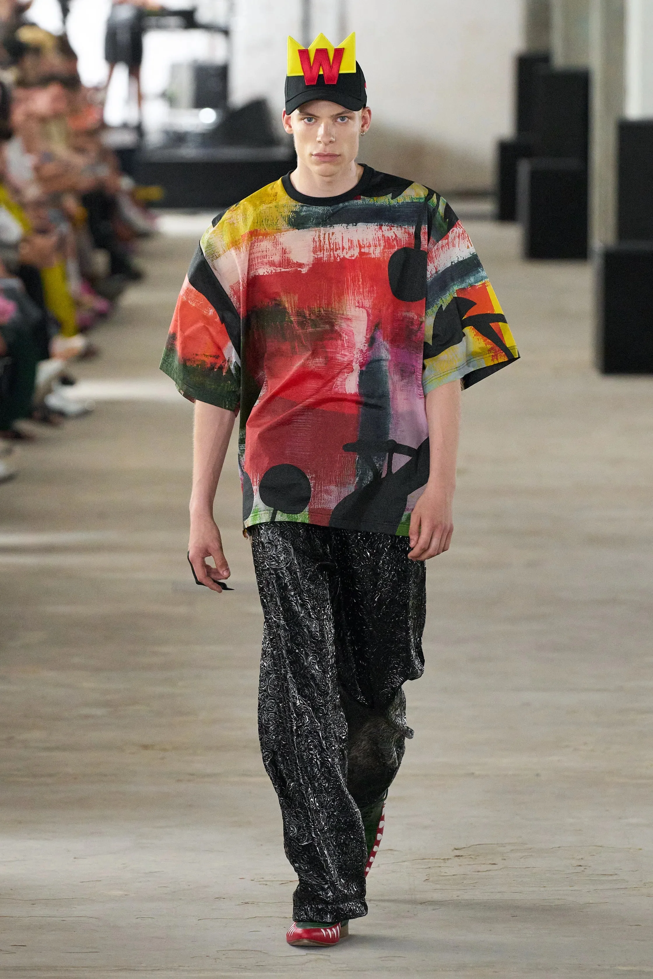 Walter Van Beirendonck 24 Spring/Summer Hat WVB-9004-HEI Black - Image 8