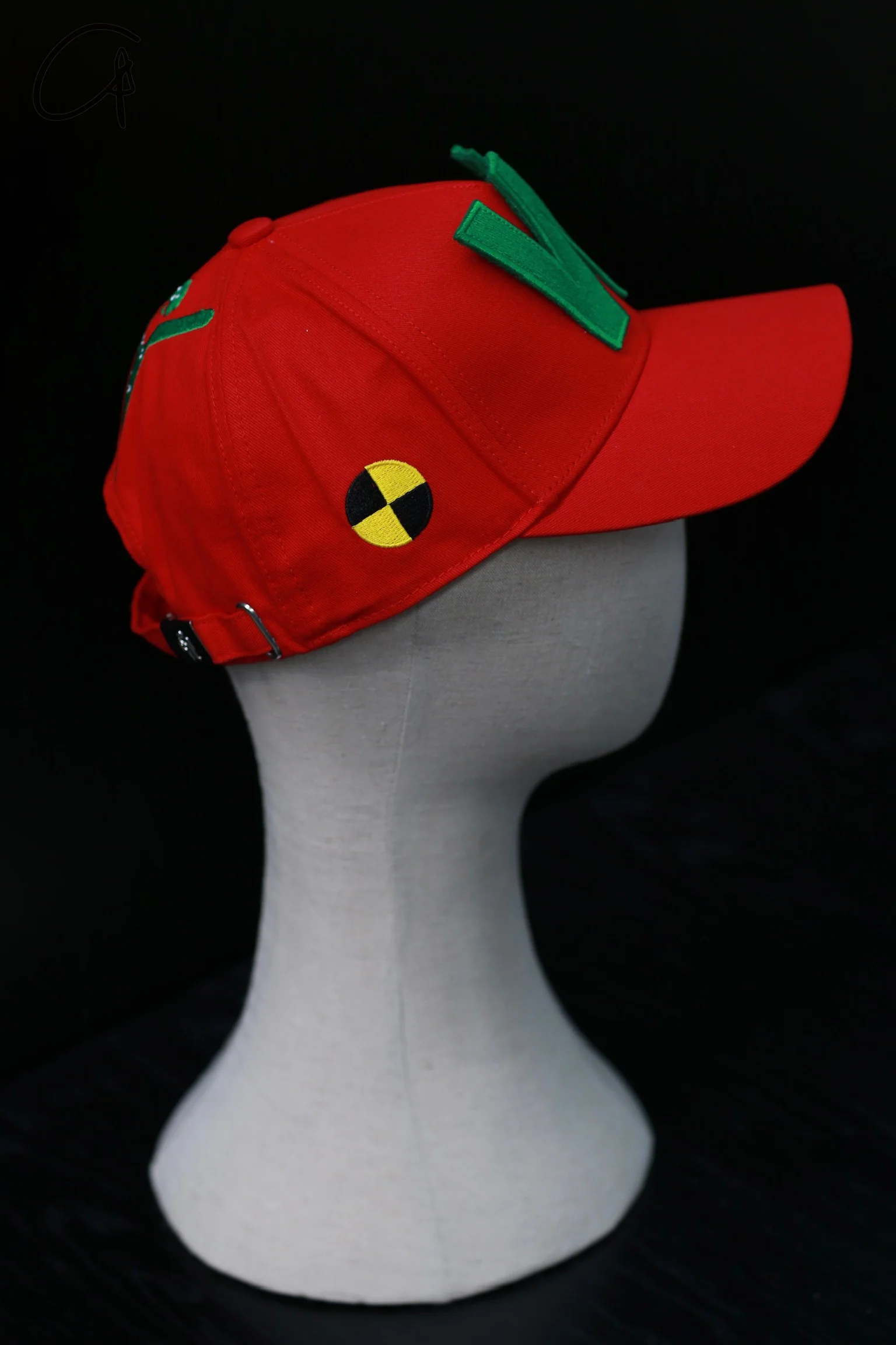 Walter Van Beirendonck 24 Spring/Summer Hat WVB-9004-HONG Red - Image 2