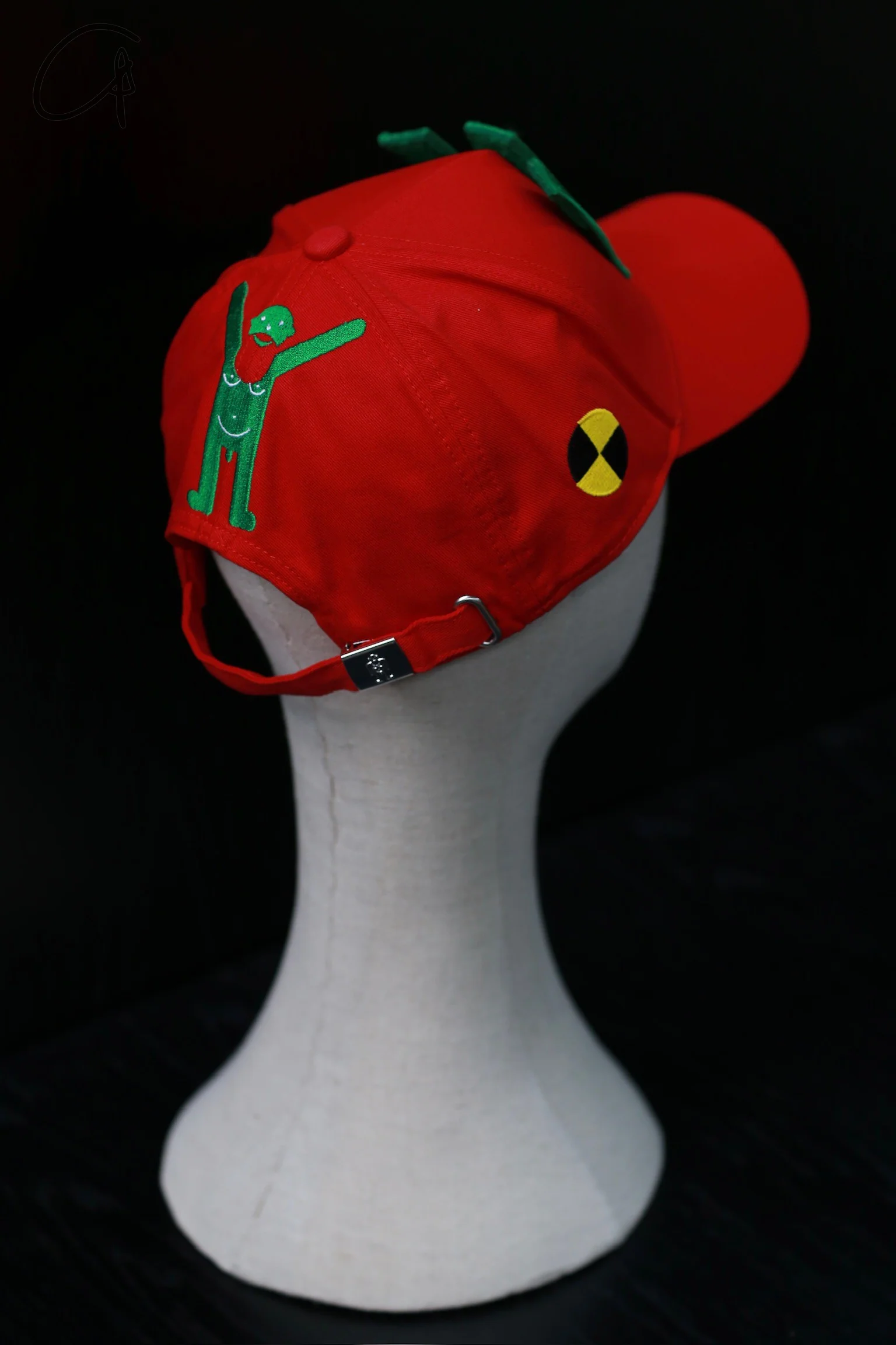 Walter Van Beirendonck 24 Spring/Summer Hat WVB-9004-HONG Red - Image 3
