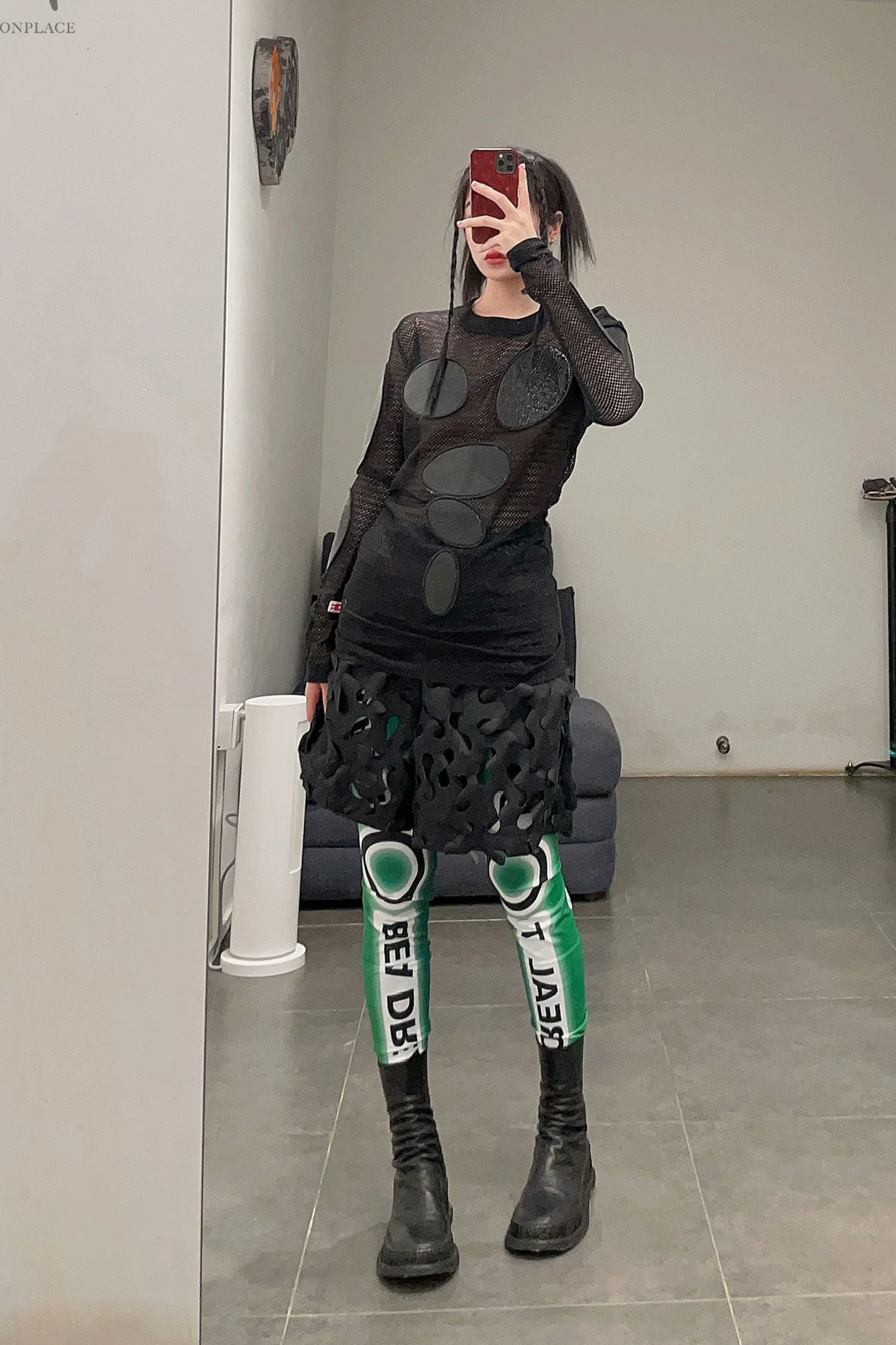 Walter Van BeirendonCK Alien Grid AW22-23 8037 - Image 11