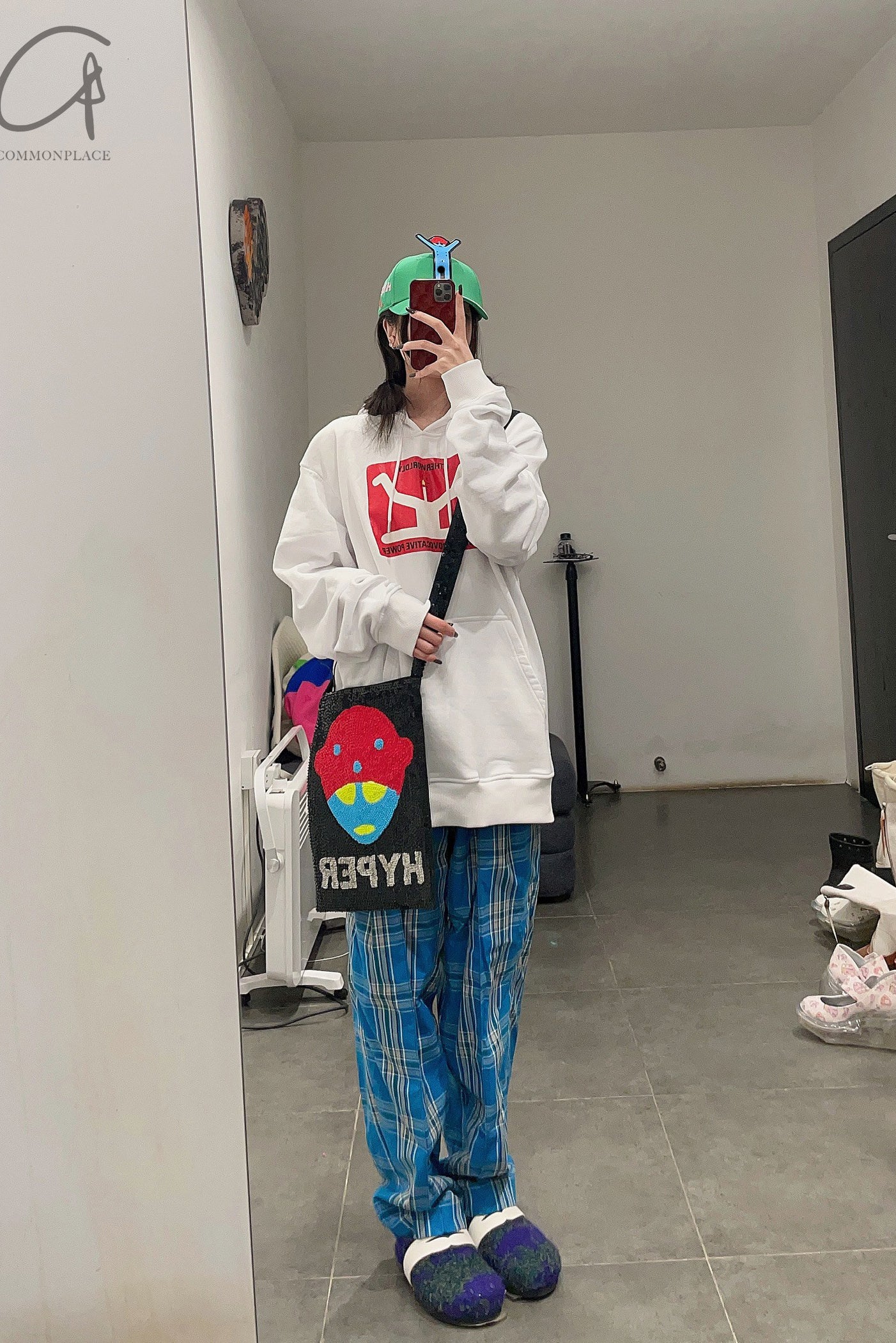 Walter Van BeirendonCK Alien Hat AW22-23 9010 Green - Image 13