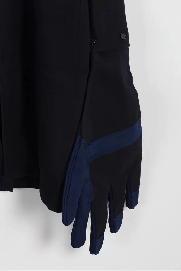 Walter Van Beirendonck big hands wool coat 3008 CC5 UNI - Image 4