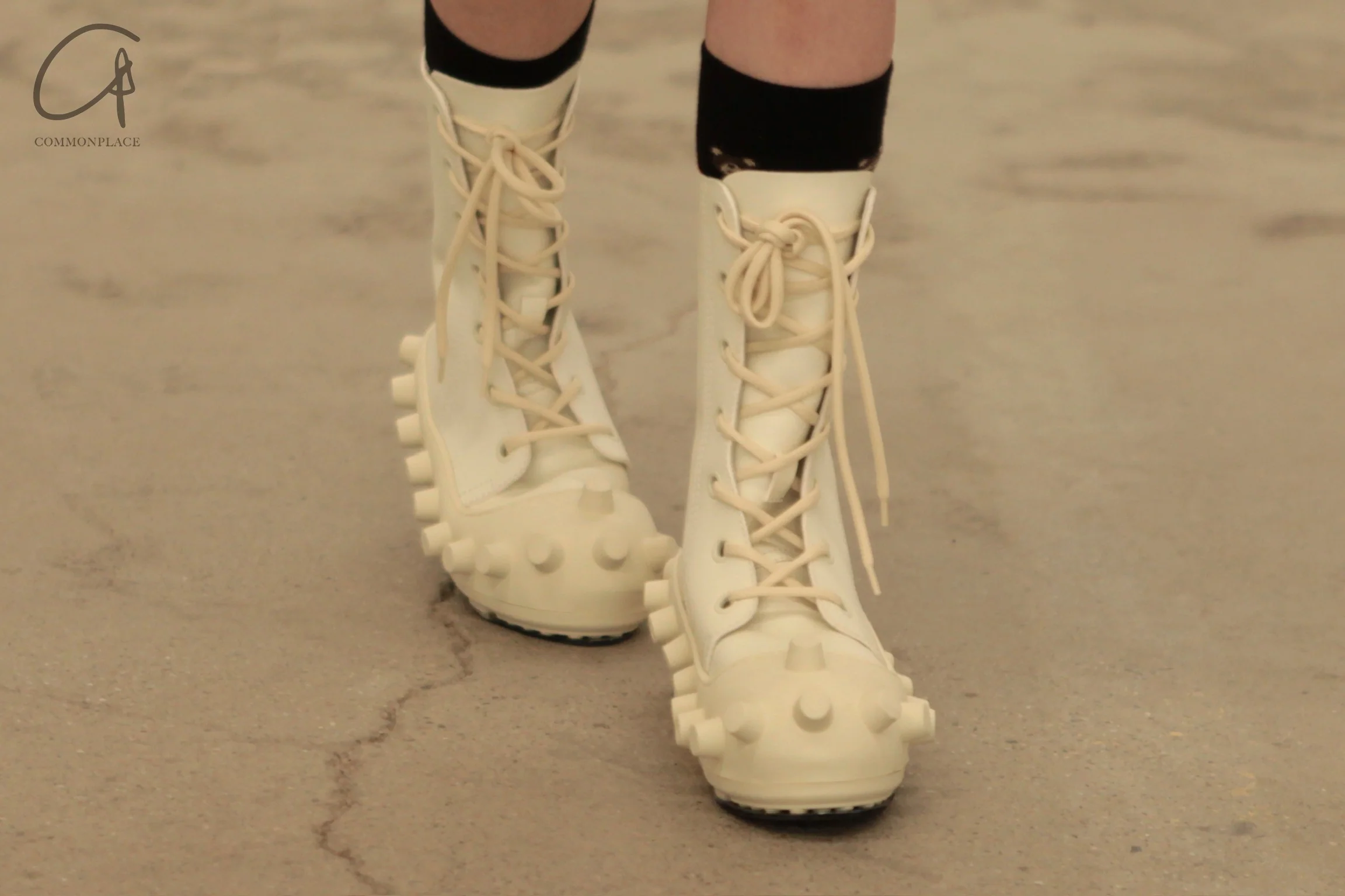 Walter Van Beirendonck Boom Boots WVB-10009-Milk White - Image 6