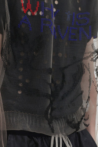 Walter Van Beirendonck (crow knit-silk) 7001 Raven-Knit UNI - Image 15