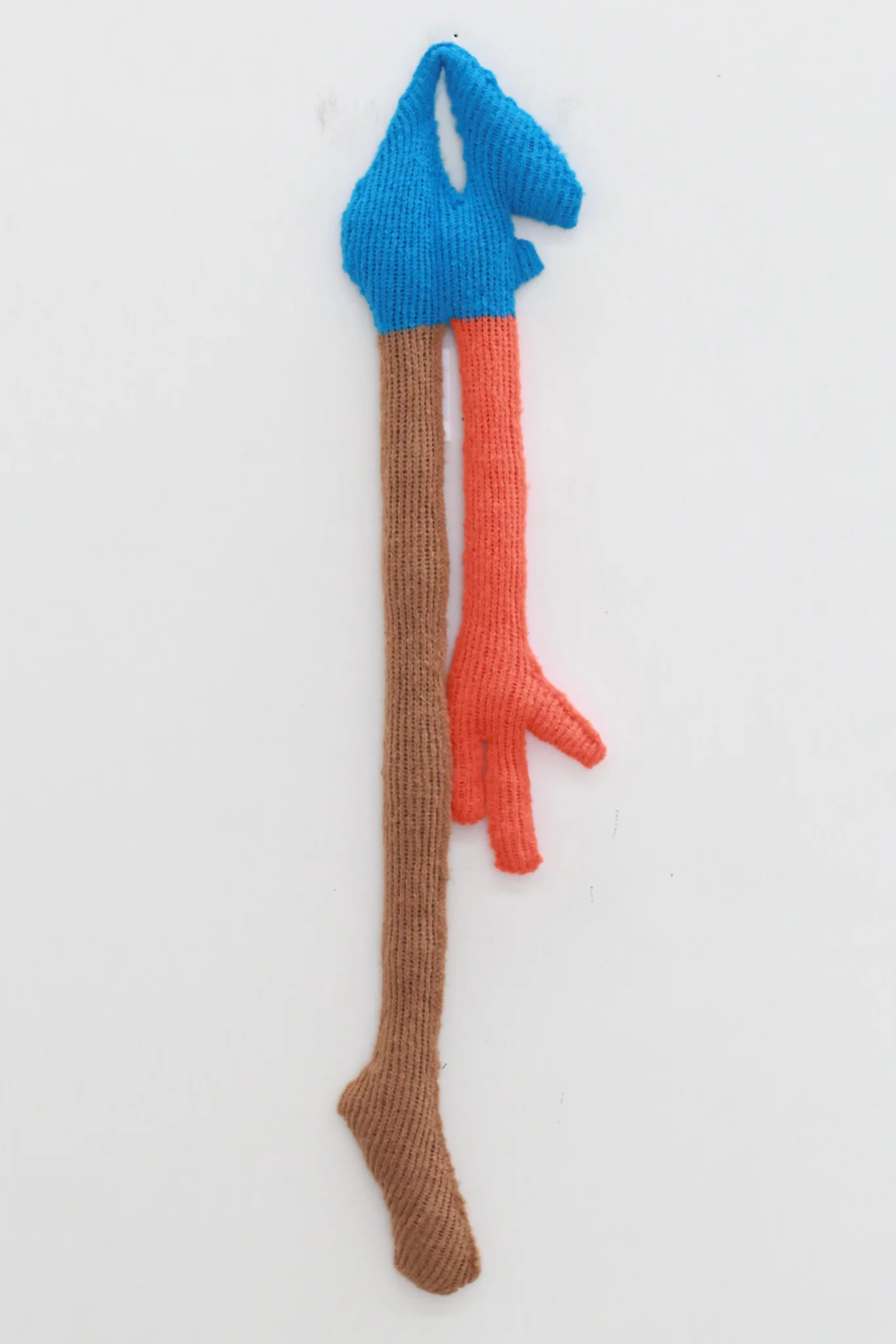 Walter van beirendonck Fall/Winter 2025 Alien Knitted Scarf WVB-9020-Placid Blue