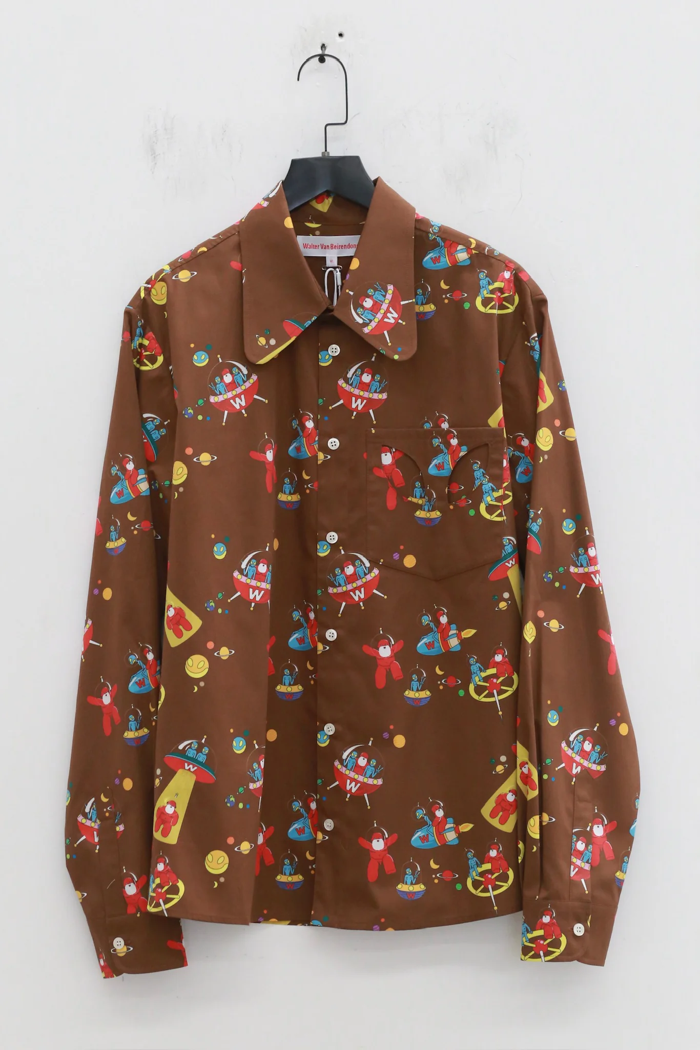 Walter Van Beirendonck Fall/Winter 2025 Printed Shirt/Pants WVB-6005-CC23 Friar Brown Shirt