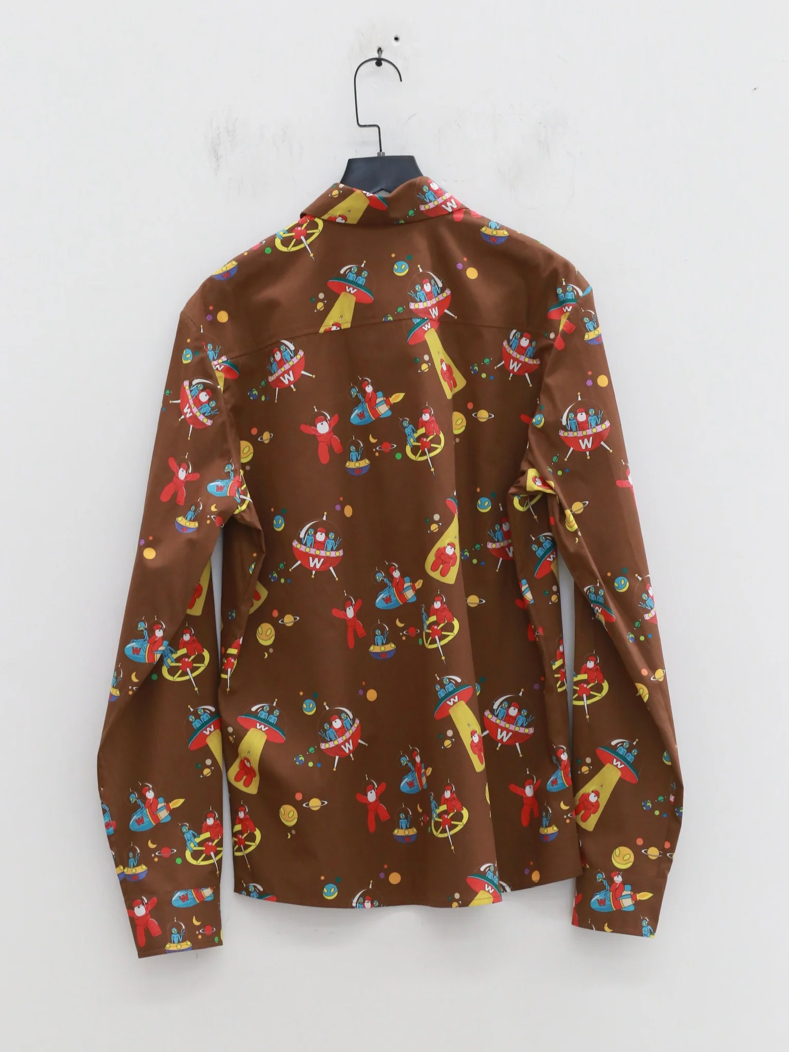 Walter Van Beirendonck Fall/Winter 2025 Printed Shirt/Pants WVB-6005-CC23 Friar Brown Shirt - Image 4