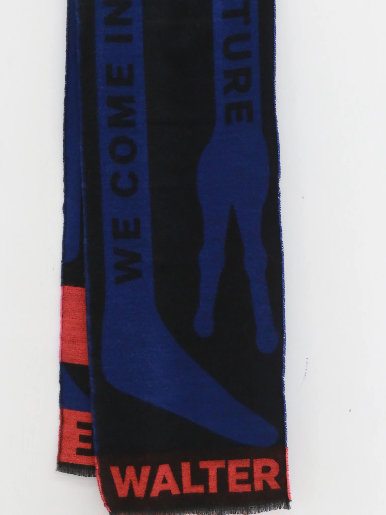 Walter van Beirendonck Fall/Winter 2025 Scarf Collection WVB-9003-Black (9003 9006) - Image 3