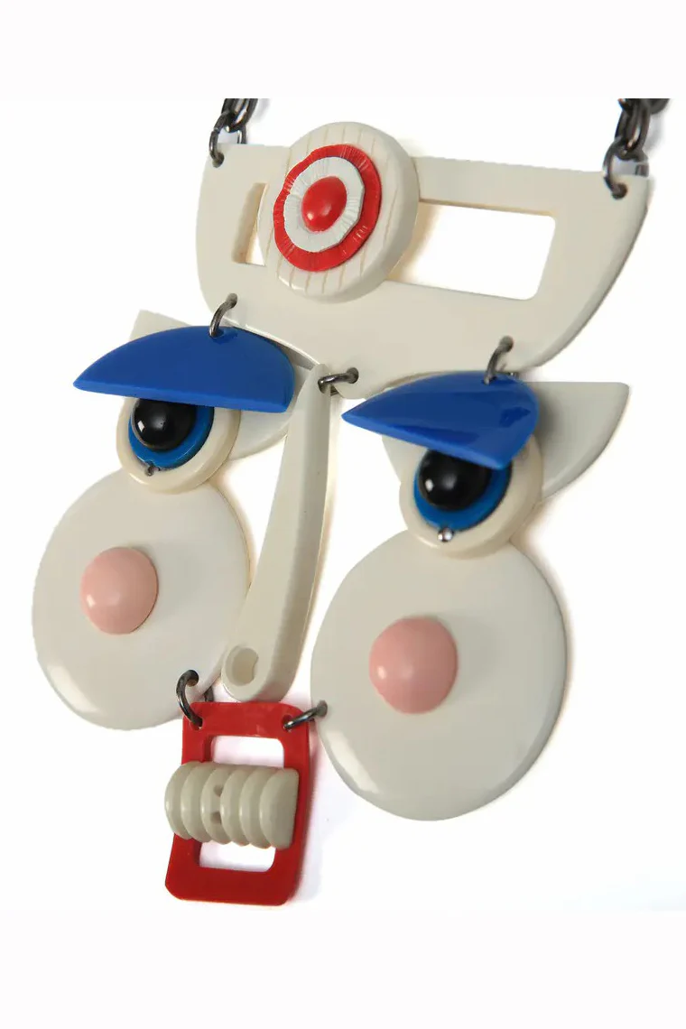 Walter Van Beirendonck (Joker Necklace) 9009 Flower-Face Necklace - Image 3