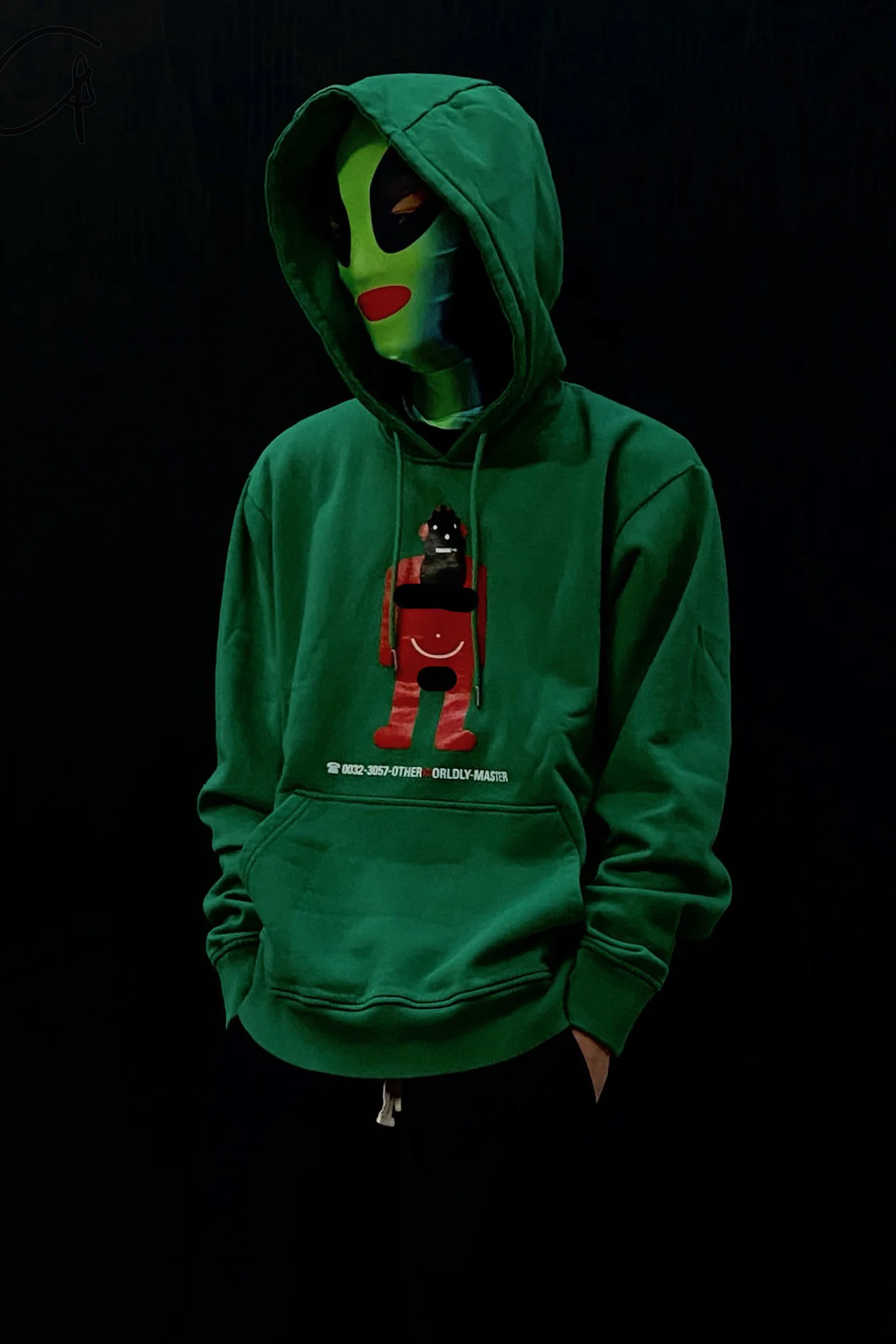 Walter Van BeirendonCK Large Uncorpic WVB-AW22-23 8006-LV Green - Image 5