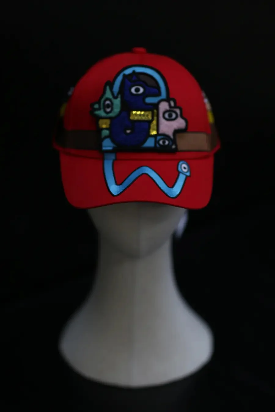 Walter Van Beirendonck Otranto hat 9008 red PWVB7
