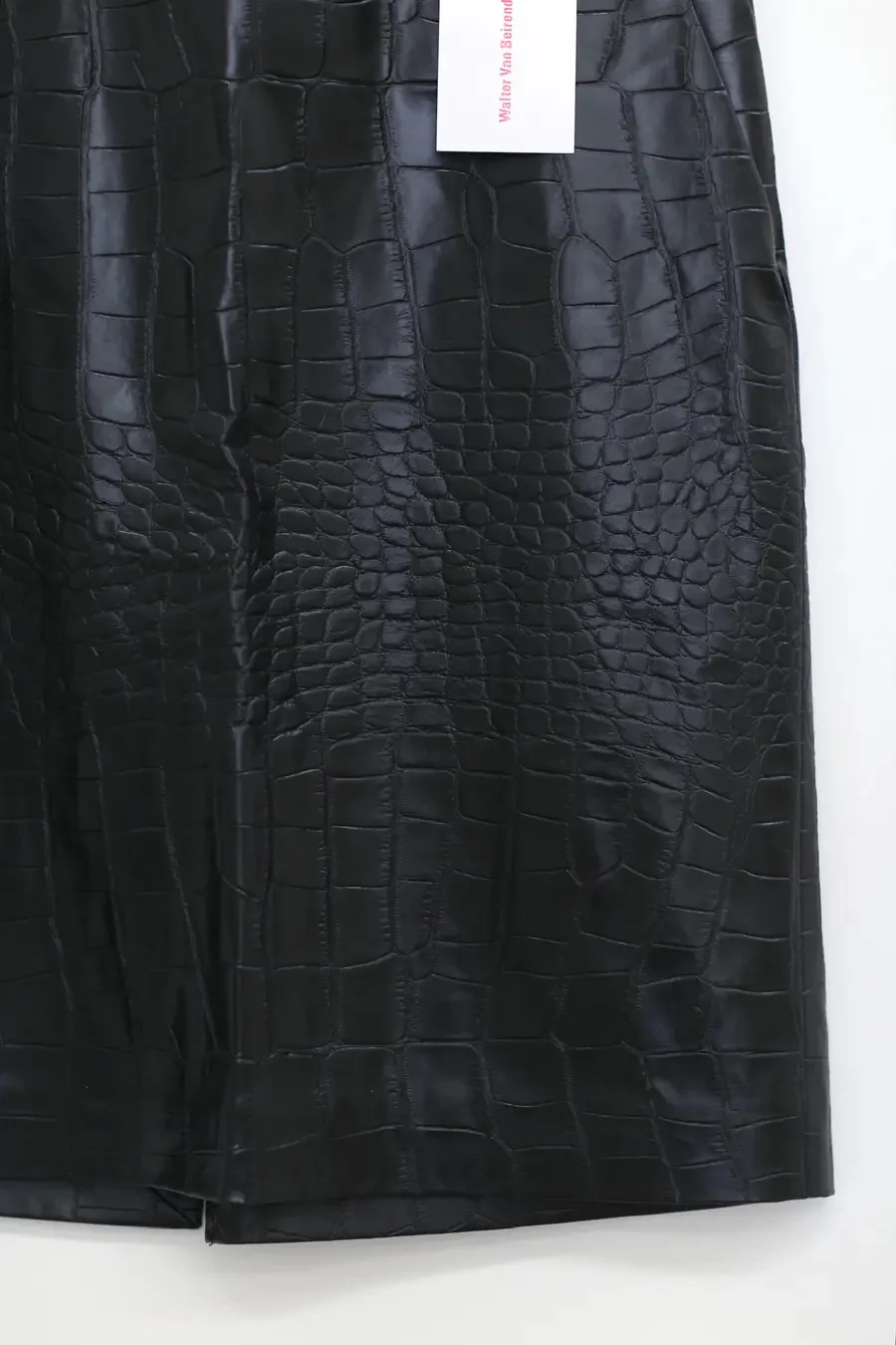 Walter Van Beirendonck pencil skirt 2013 black - Image 3