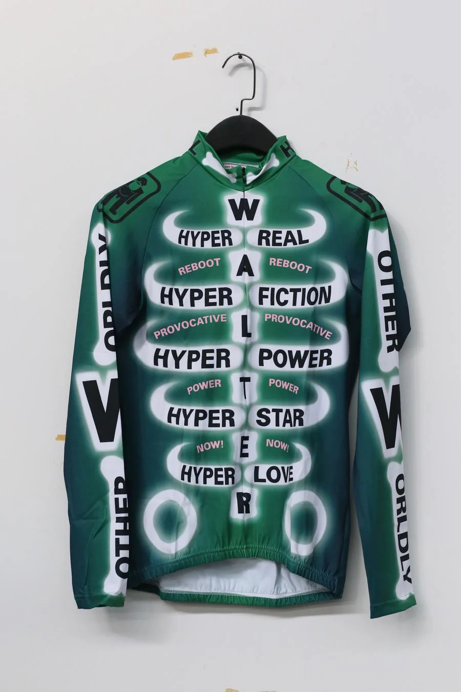 Walter Van BeirendonCK Skeleton Bicycles Riding AW22-23 7004 Green