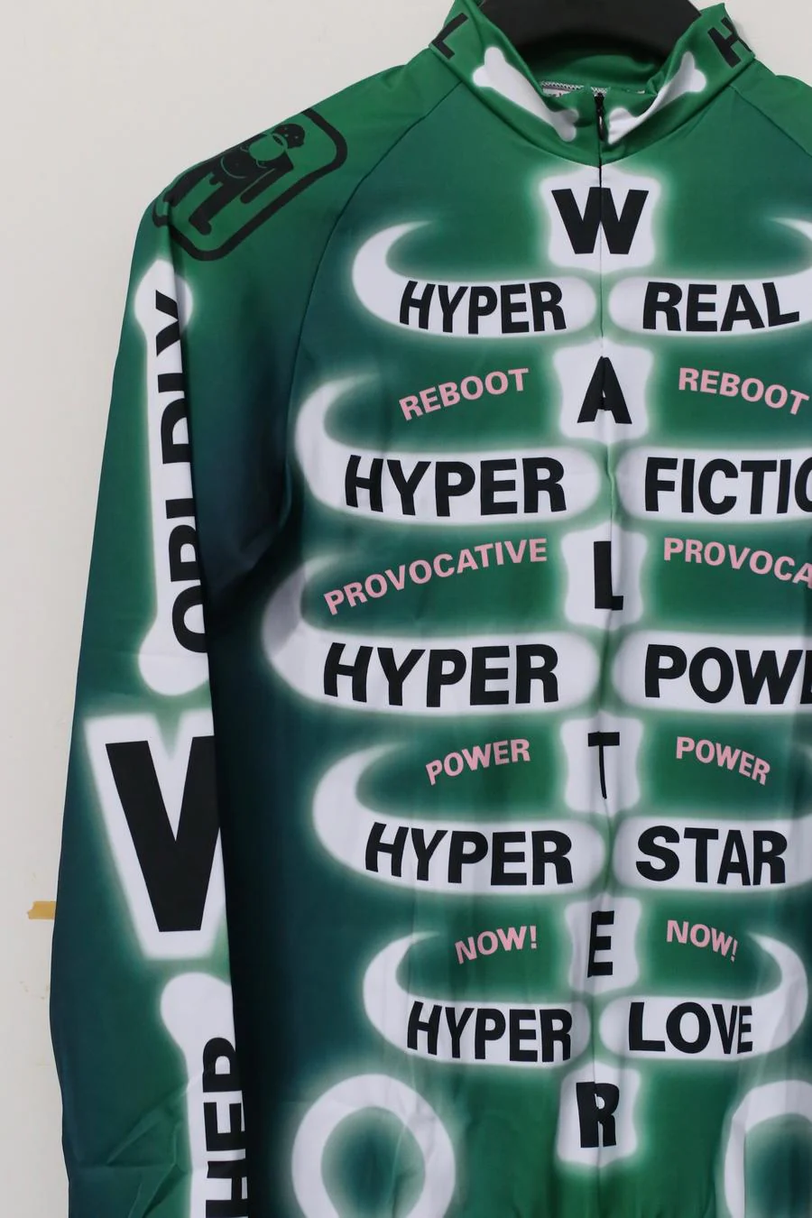 Walter Van BeirendonCK Skeleton Bicycles Riding AW22-23 7004 Green - Image 2