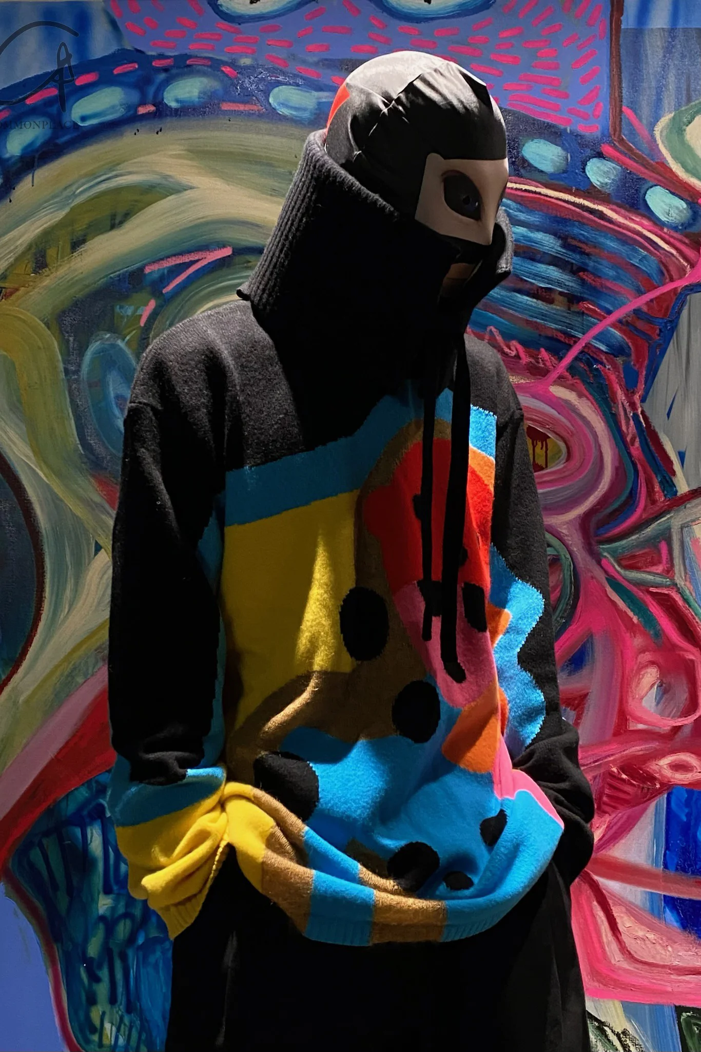 Walter Van Beirendonck Super Walter Knit sweater (led) AW22-23 5006 (A) Black - Image 8
