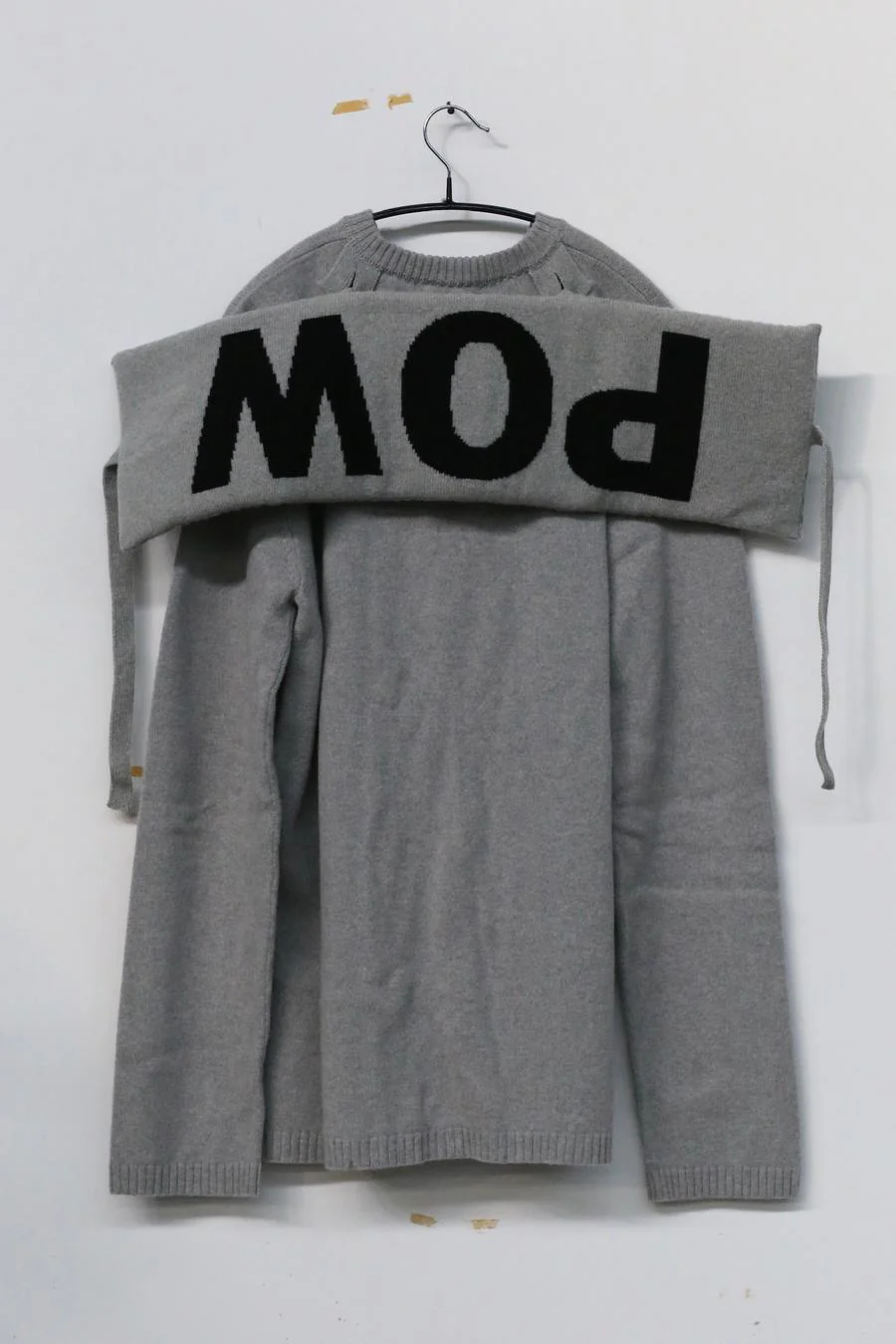 Walter Van Beirendonck Super Walter Knit sweater (led) AW22-23 5007 (A) gray - Image 4