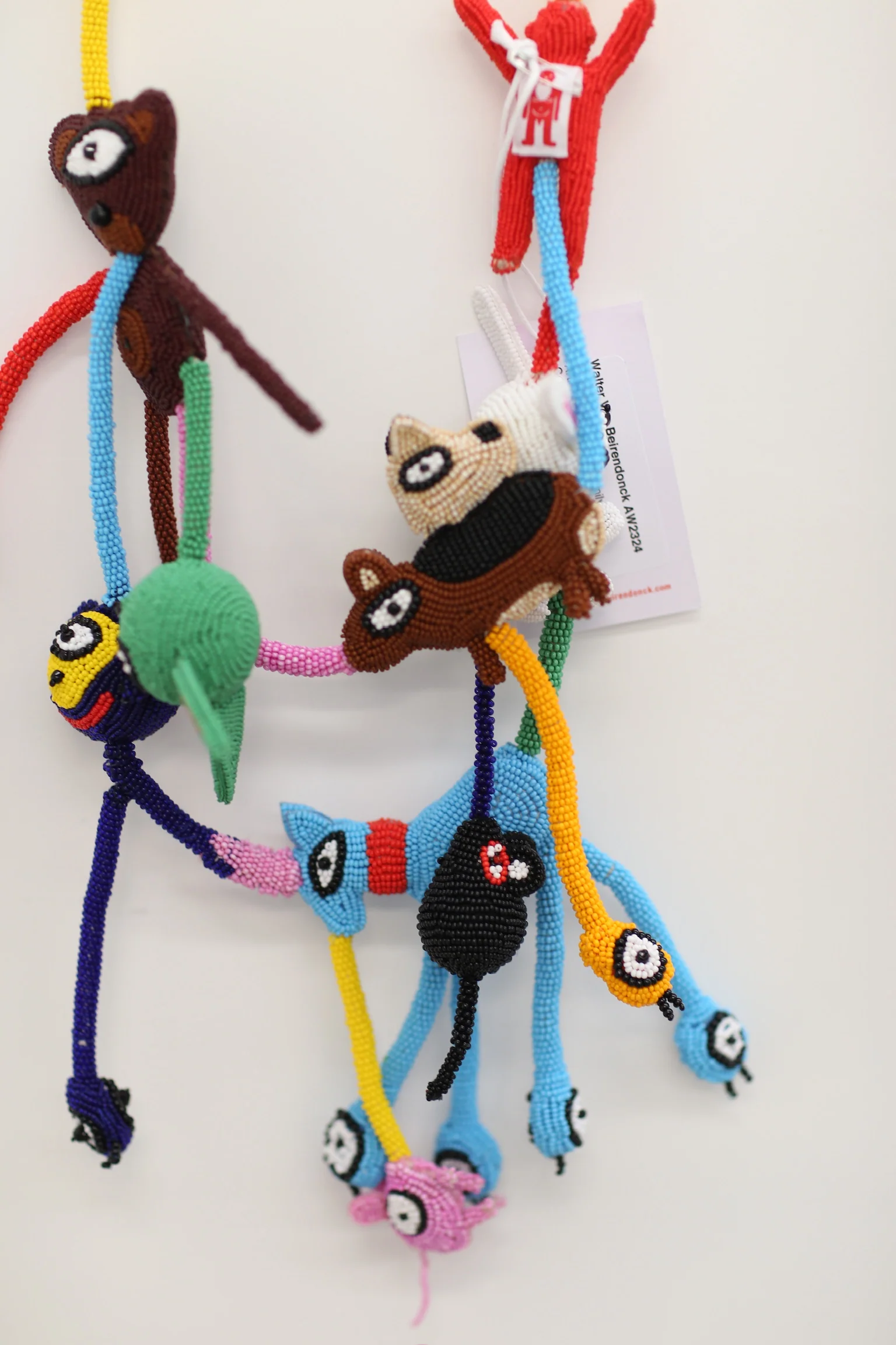Walter Van Beirendonck necklace WVB-9033-ZXKCZ Unisex beads PWVB6 - Image 2