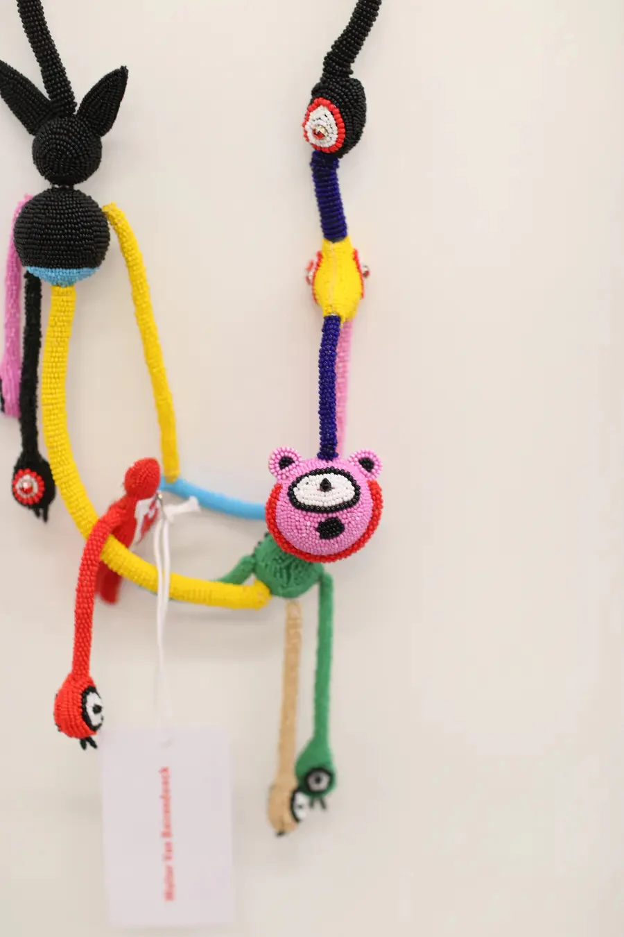 Walter Van Beirendonck Necklace WVB-9032-ZXKCZ Unisex Beaded Dance PWVB6 - Image 3