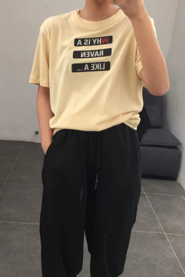 Walter Van Beirendonck (Why T-shirt-beige) 8001 Why-T-Shirt cc27 ecru UNI - Image 10