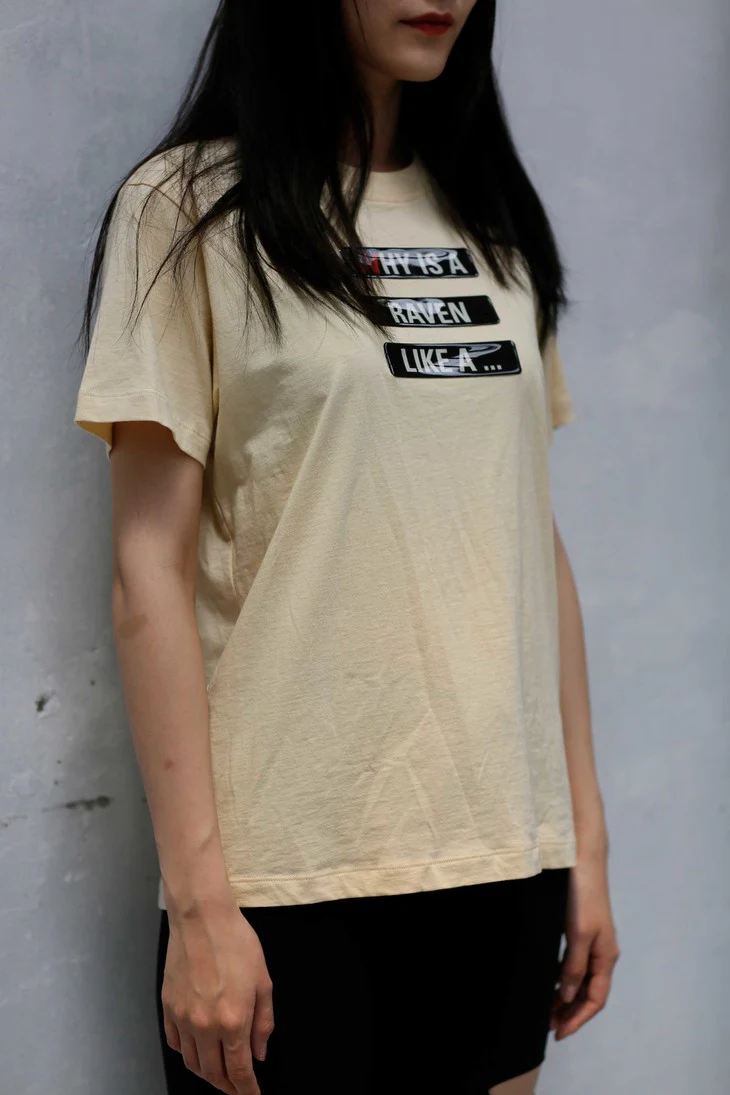 Walter Van Beirendonck (Why T-shirt-beige) 8001 Why-T-Shirt cc27 ecru UNI - Image 6