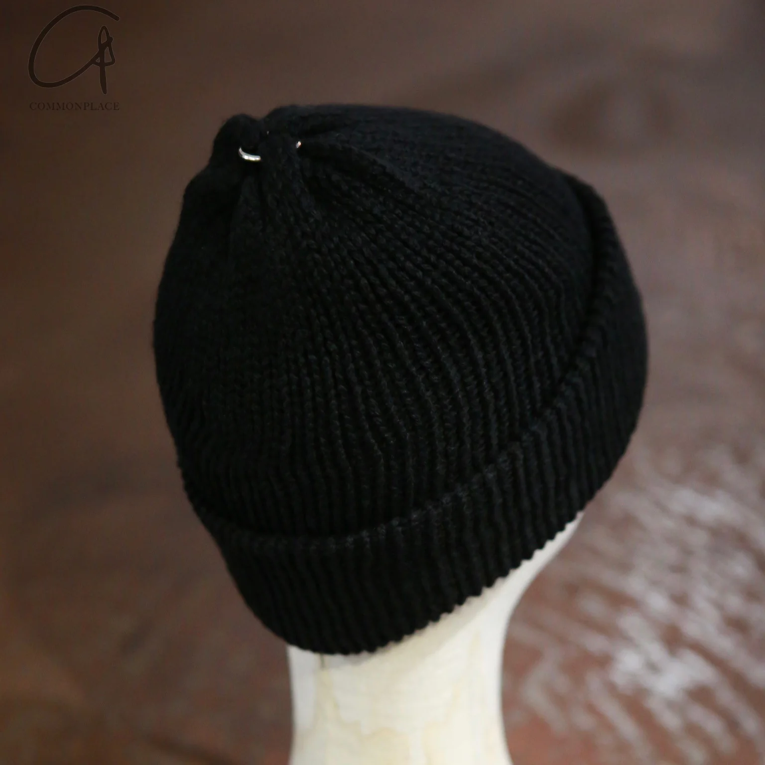 WERKSTATT MUNCHEN 925 silver buckle cashmere knitted hat collection German handmade WM-M8032-RG-BK-F PWM3 - Image 2