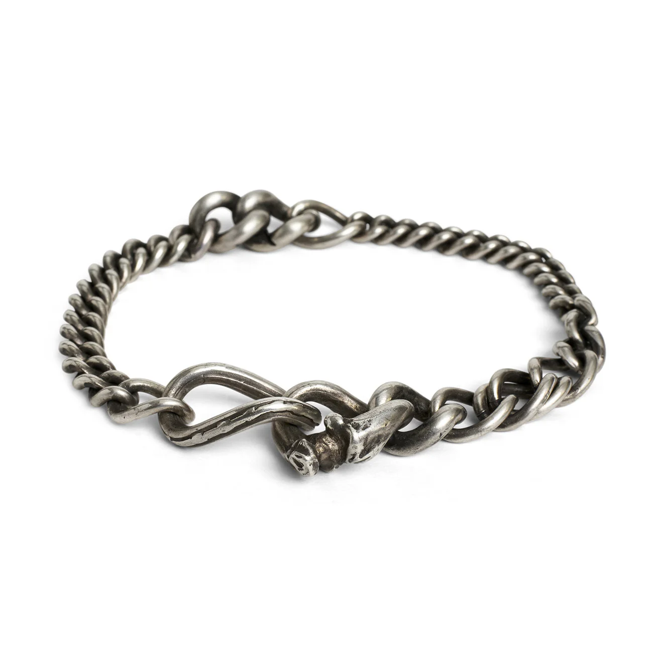 WERKSTATT MUNCHEN 925 Sterling Silver Chain Bracelet Series II, High-Quality German Handcraftsmanship WM-M2609-0 (M2529) - Image 2