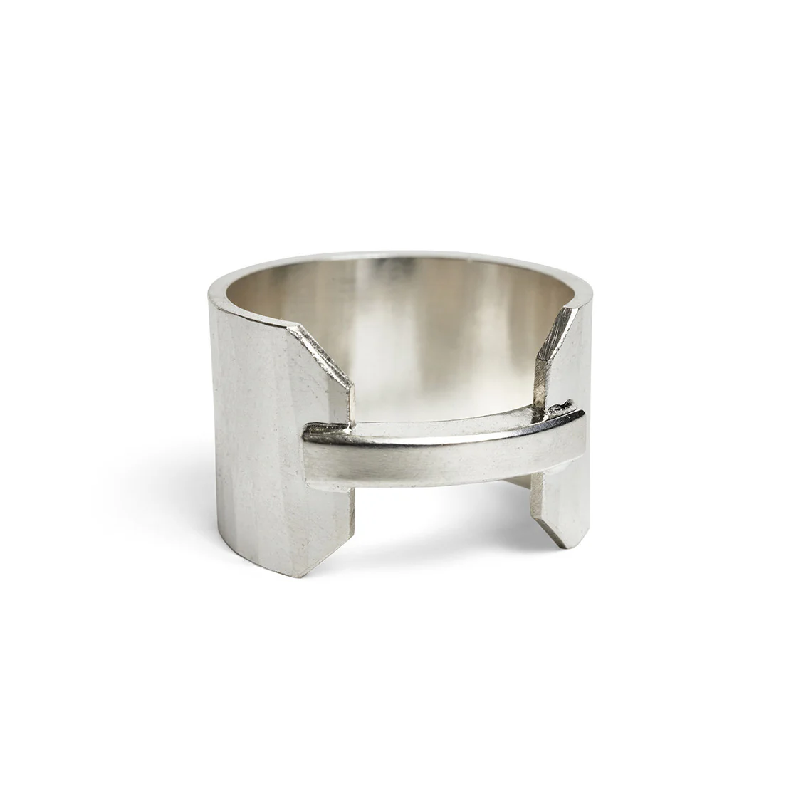 WERKSTATT MUNCHEN 925 Sterling Silver M1505 Ring Paper Ring, High-Quality German Handcraftsmanship, WM-M1505-0