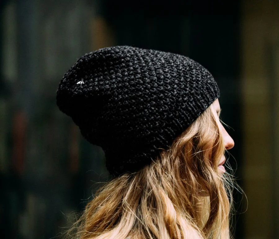 WERKSTATT MUNCHEN 925 silver buckle cashmere knitted hat collection unisex style German handmade WM-M8050-HYBCY mixed rock color sterling silver bee PWM3 - Image 5