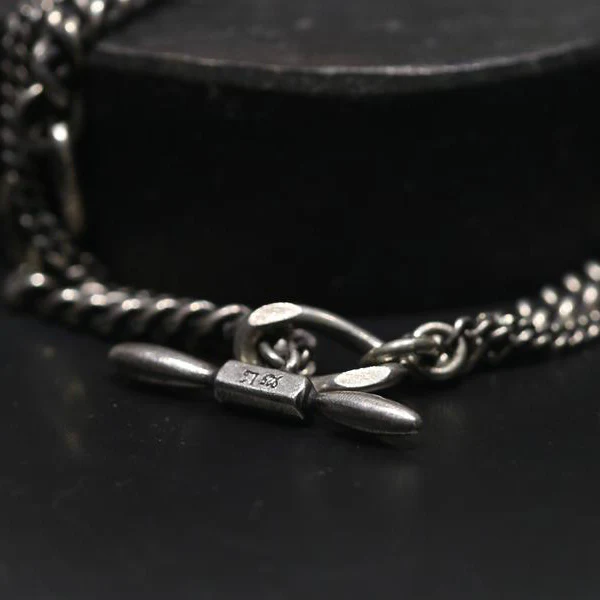 Werkstatt Munchen Double Chain Sculpture Bracelet M2033 PWM2 - Image 5