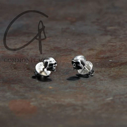 WERKSTATT MUNCHEN double -headed snail skull earrings M4550 PWM10