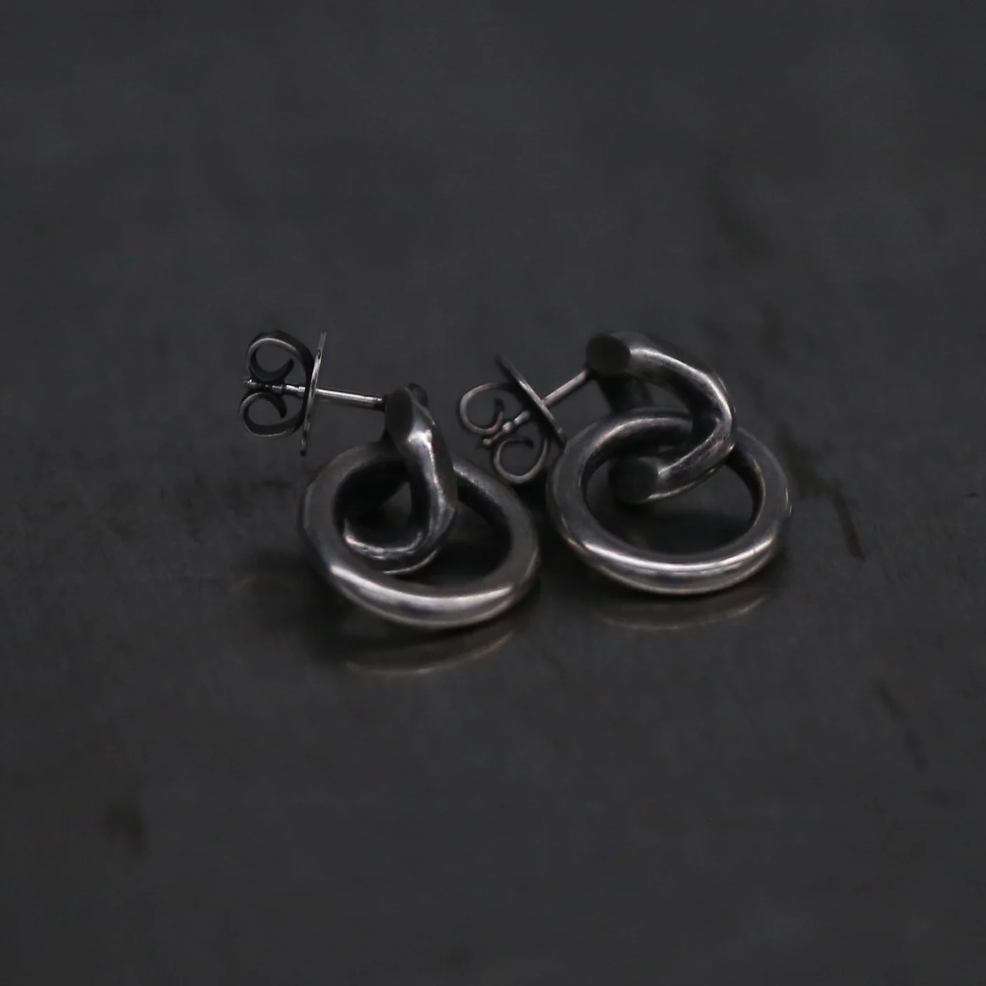 WERKSTATT MUNCHEN Filed Chain Earrings M4545 PWM10 - Image 2