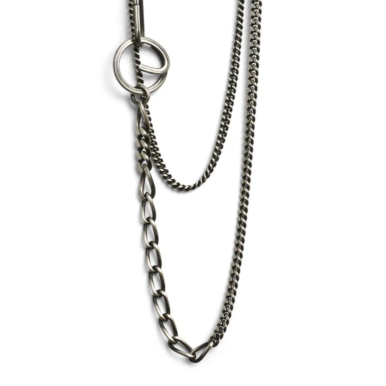 WERKSTATT MUNCHEN necklace mobile phone chain trouser chain multifunctional sterling silver handmade jewelry chain WM-M3994-0 WM-M3993 - Image 2
