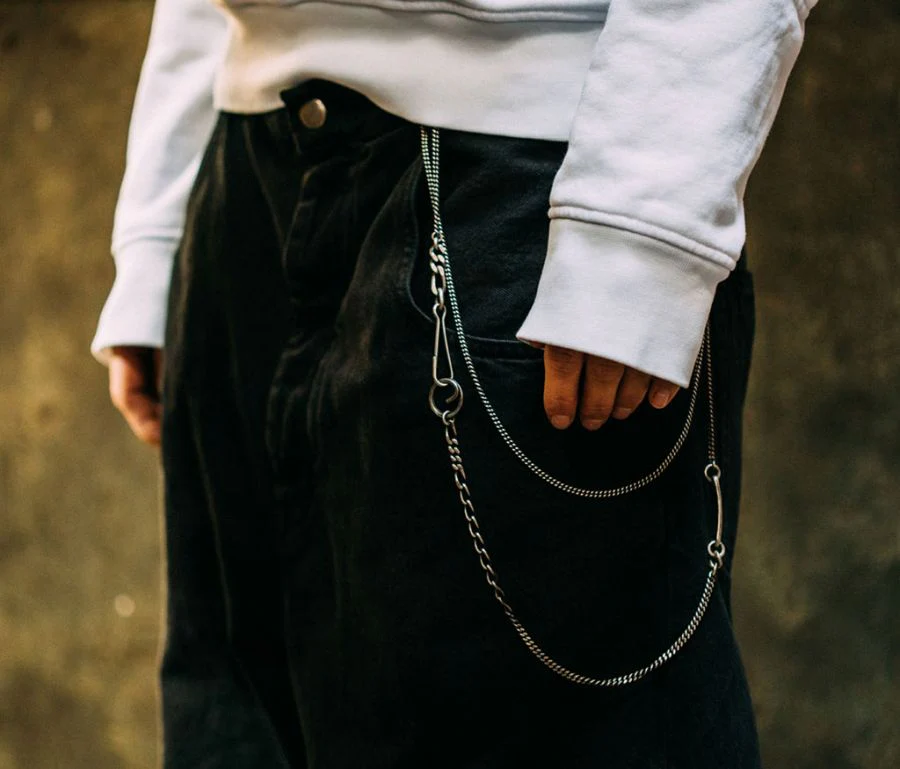 WERKSTATT MUNCHEN necklace mobile phone chain trouser chain multifunctional sterling silver handmade jewelry chain WM-M3994-0 WM-M3993 - Image 9