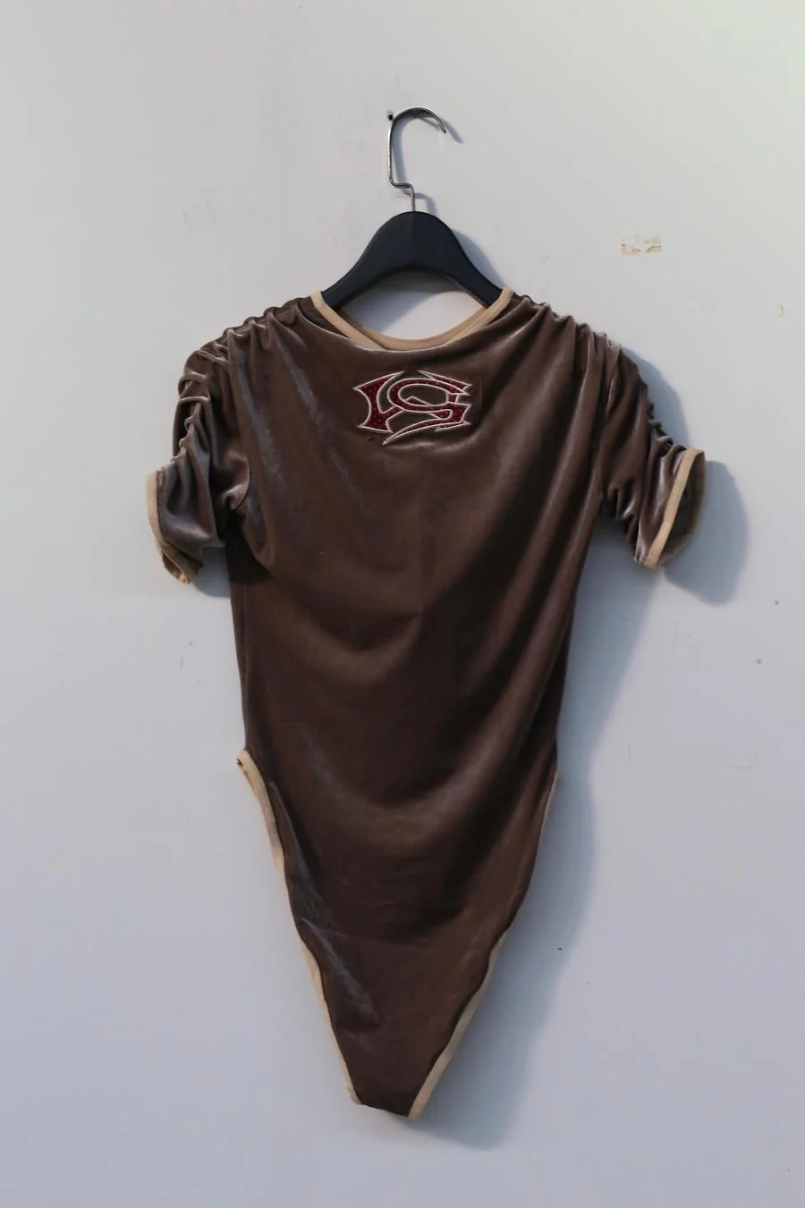 Windowsen "Alien" velvet conjoined short -sleeved PS23OP001 khaki color - Image 4