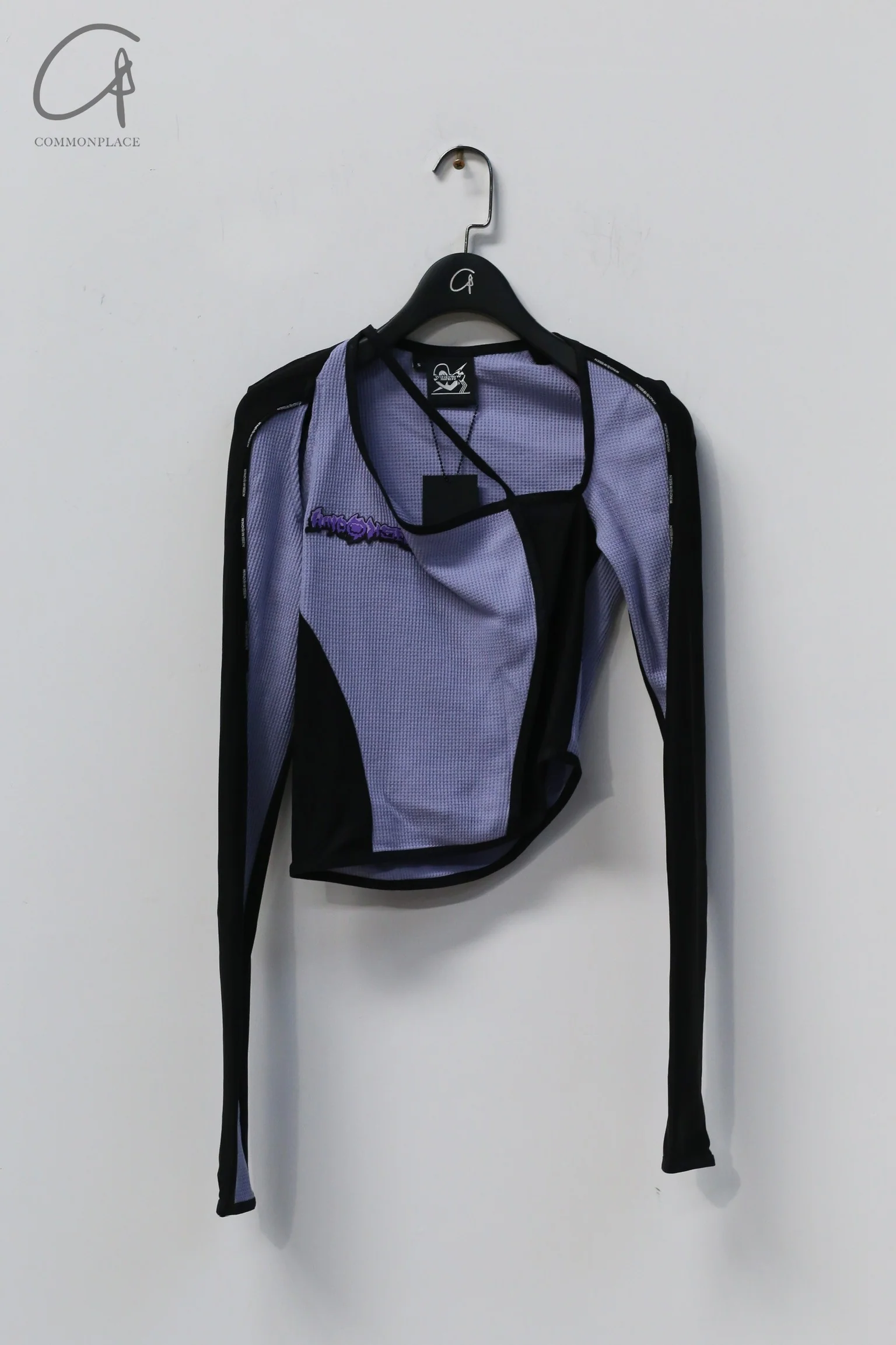 WINDOWSEN Curve Cycling Top WA21-G2-A18-C4-0 Black & Purple PW6