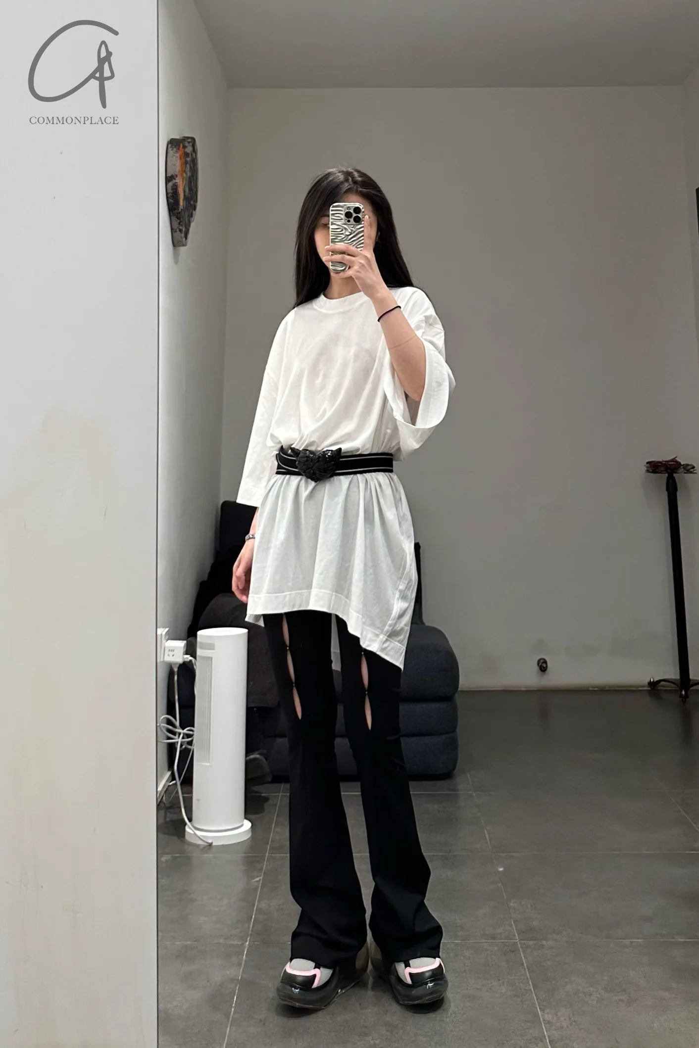 WINDOWSEN Devil Heart Belt 23 Spring/Summer WDS-SS23A005-HEI Black - Image 8