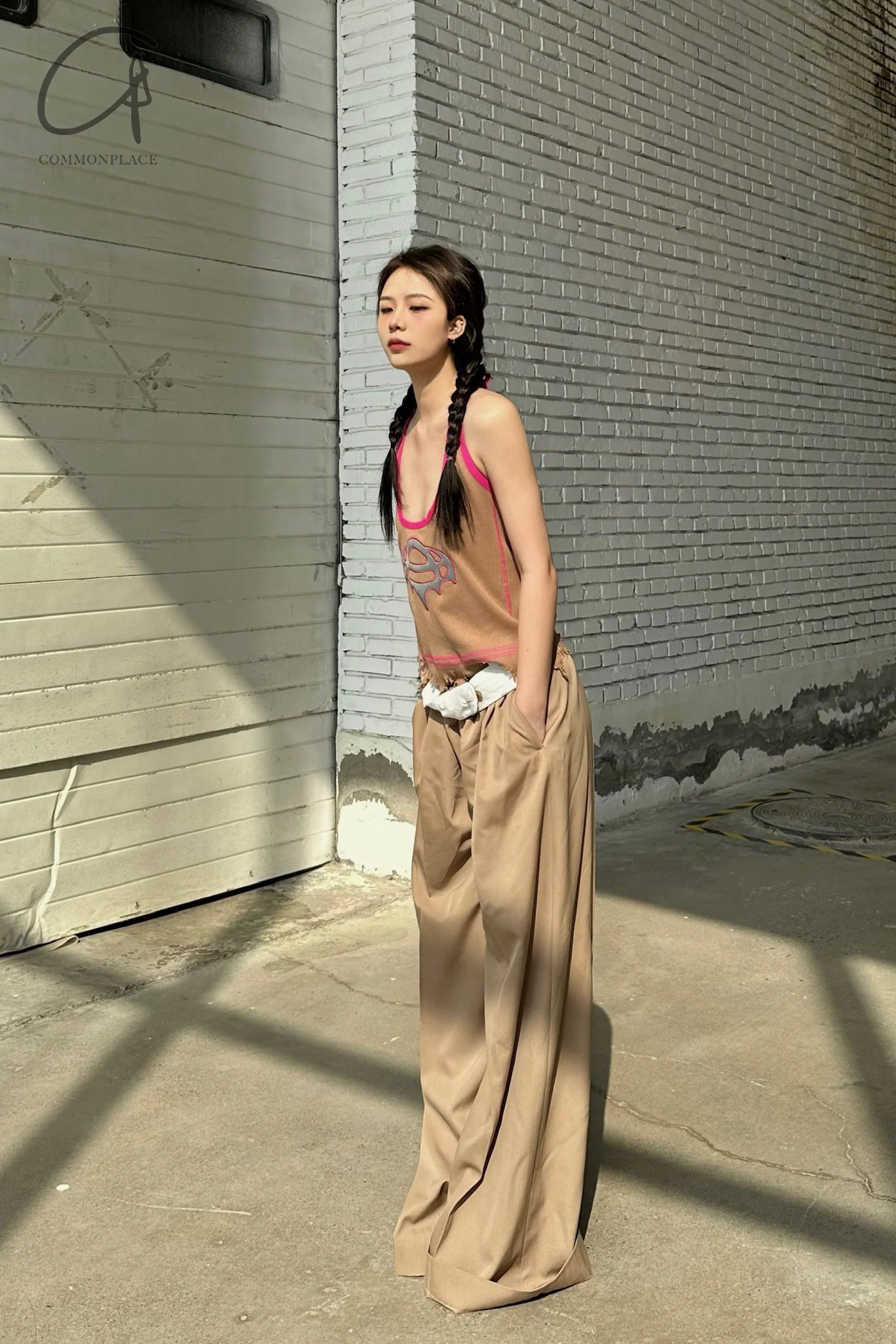 WINDOWSEN lacers make old dress/top SS23D001 brown - Image 8