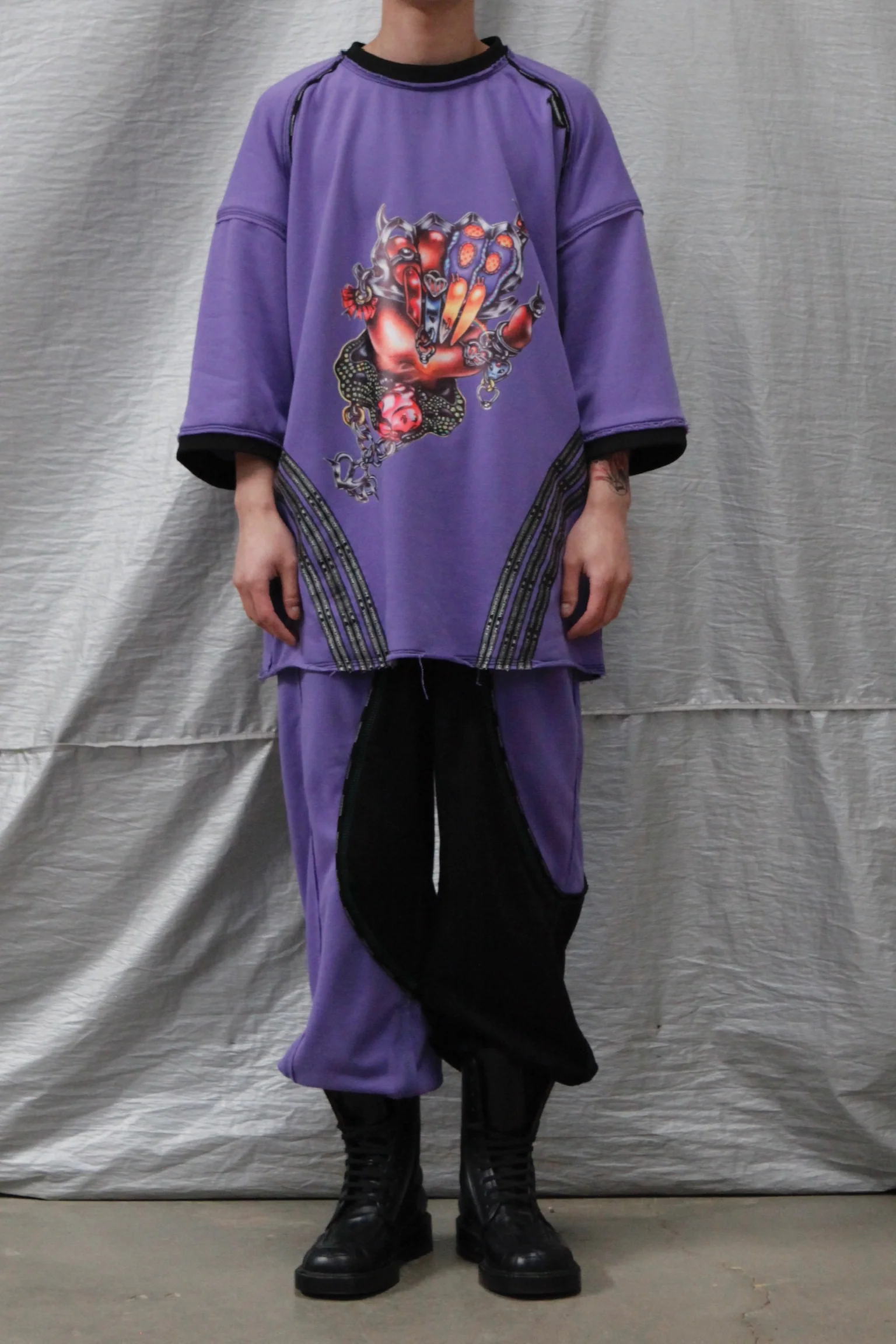 WINDOWSEN Patchwork Sweatpants WA21-G4-02-C1-0 PW9 - Image 18