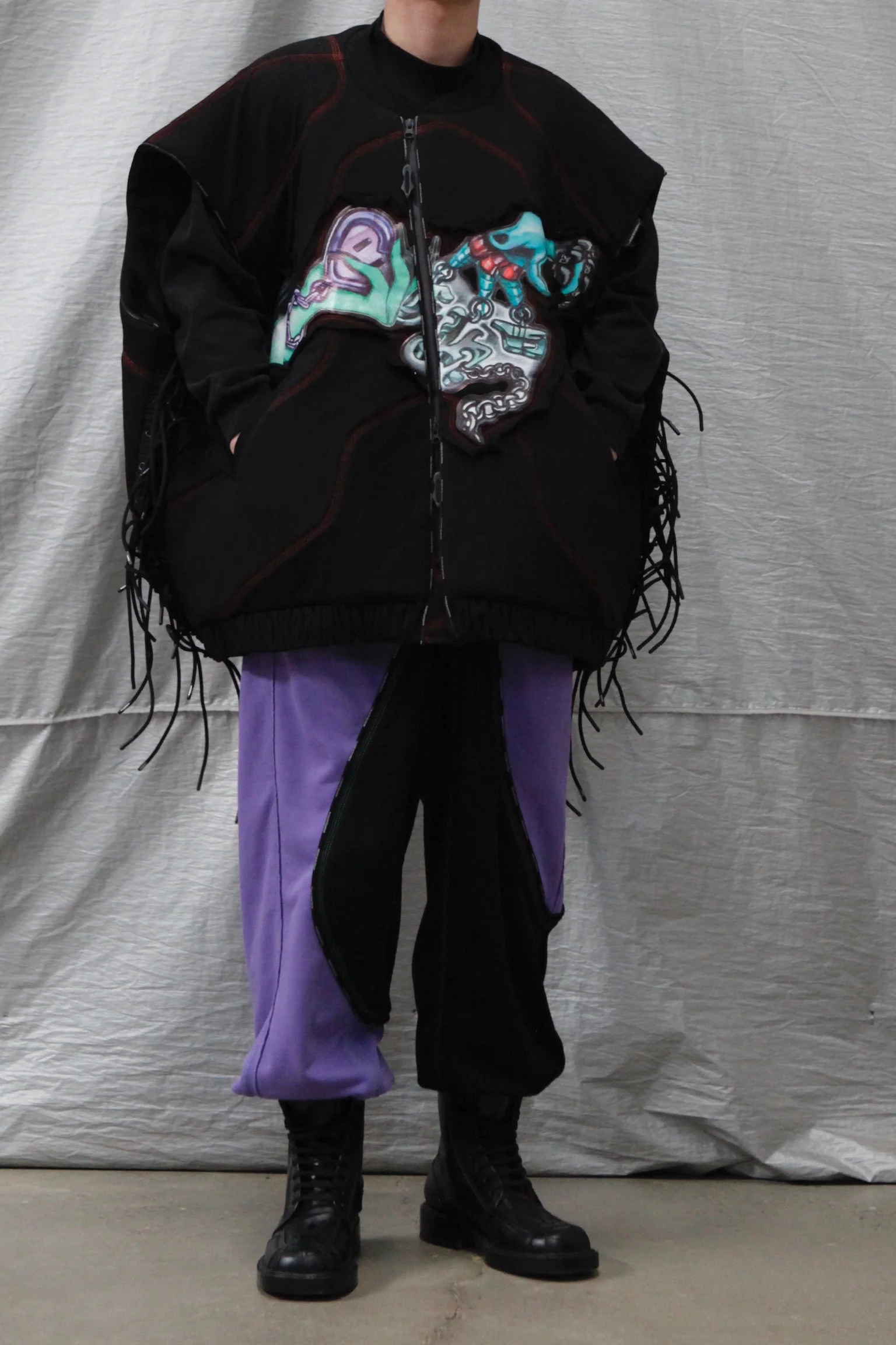 WINDOWSEN Patchwork Sweatpants WA21-G4-02-C1-0 PW9 - Image 23