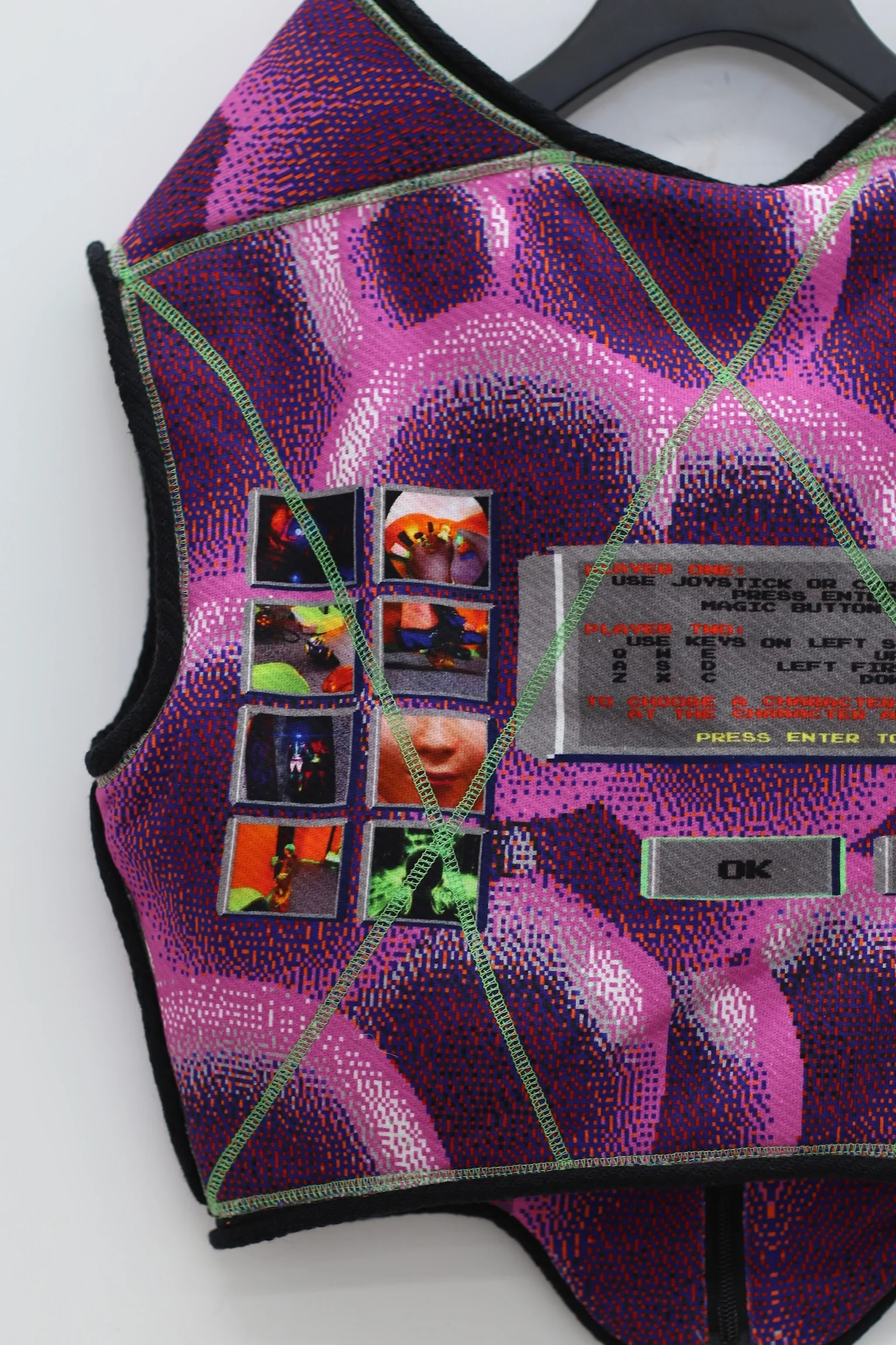 WINDOWSEN Patterned zipper vest 24V002PP - Image 3