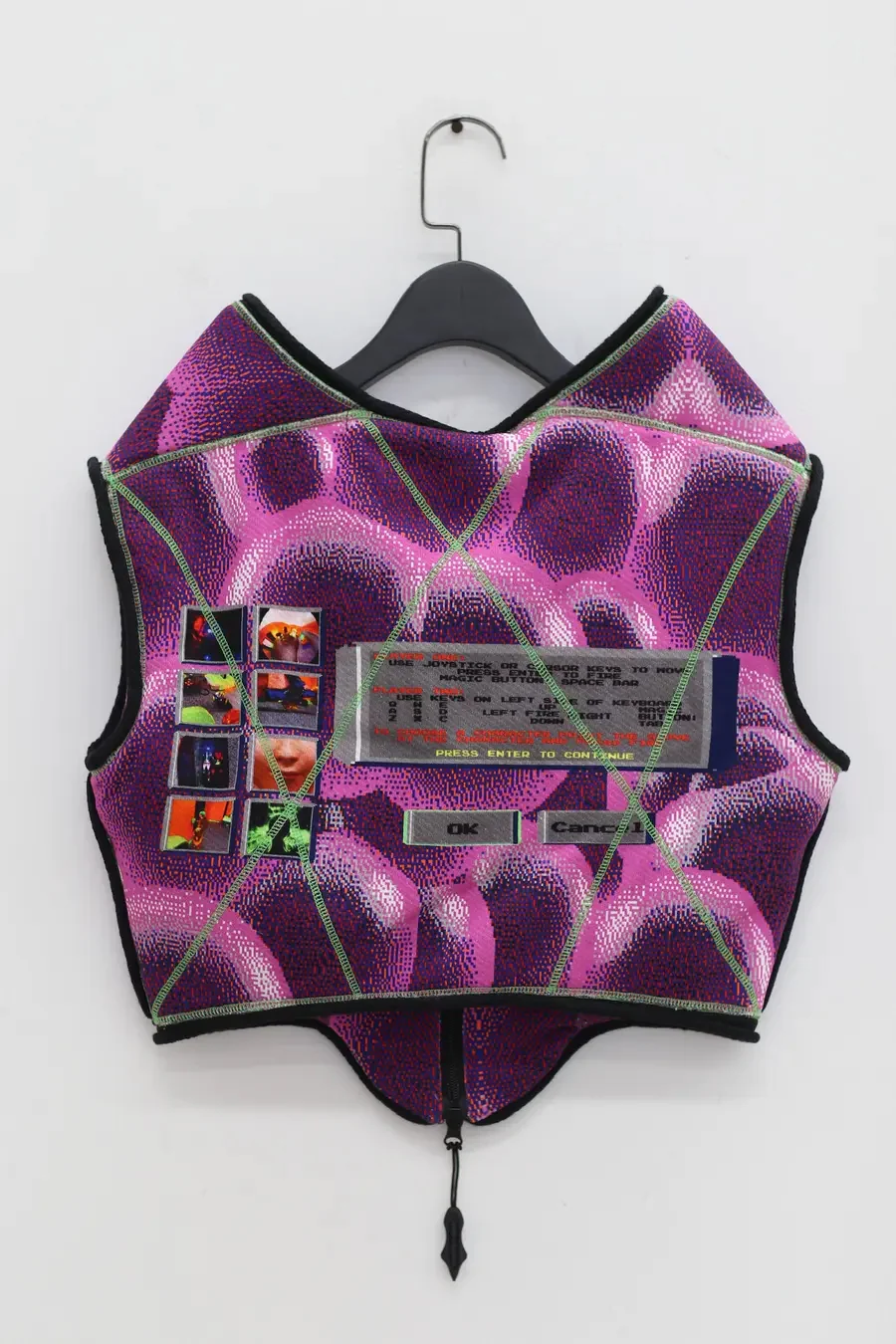 WINDOWSEN Patterned zipper vest 24V002PP - Image 4