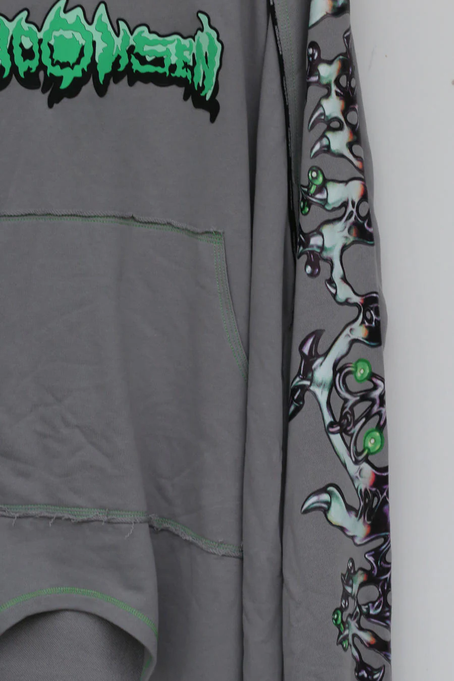WINDOWSEN Printed Hooded Sweatshirt Dress WA21-G6-01-C5 - Image 3