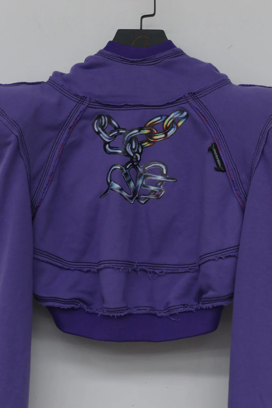 WINDOWSEN Short Sweatshirt with Shoulder Pads WA21-G2-14-C4 PW3 - Image 3